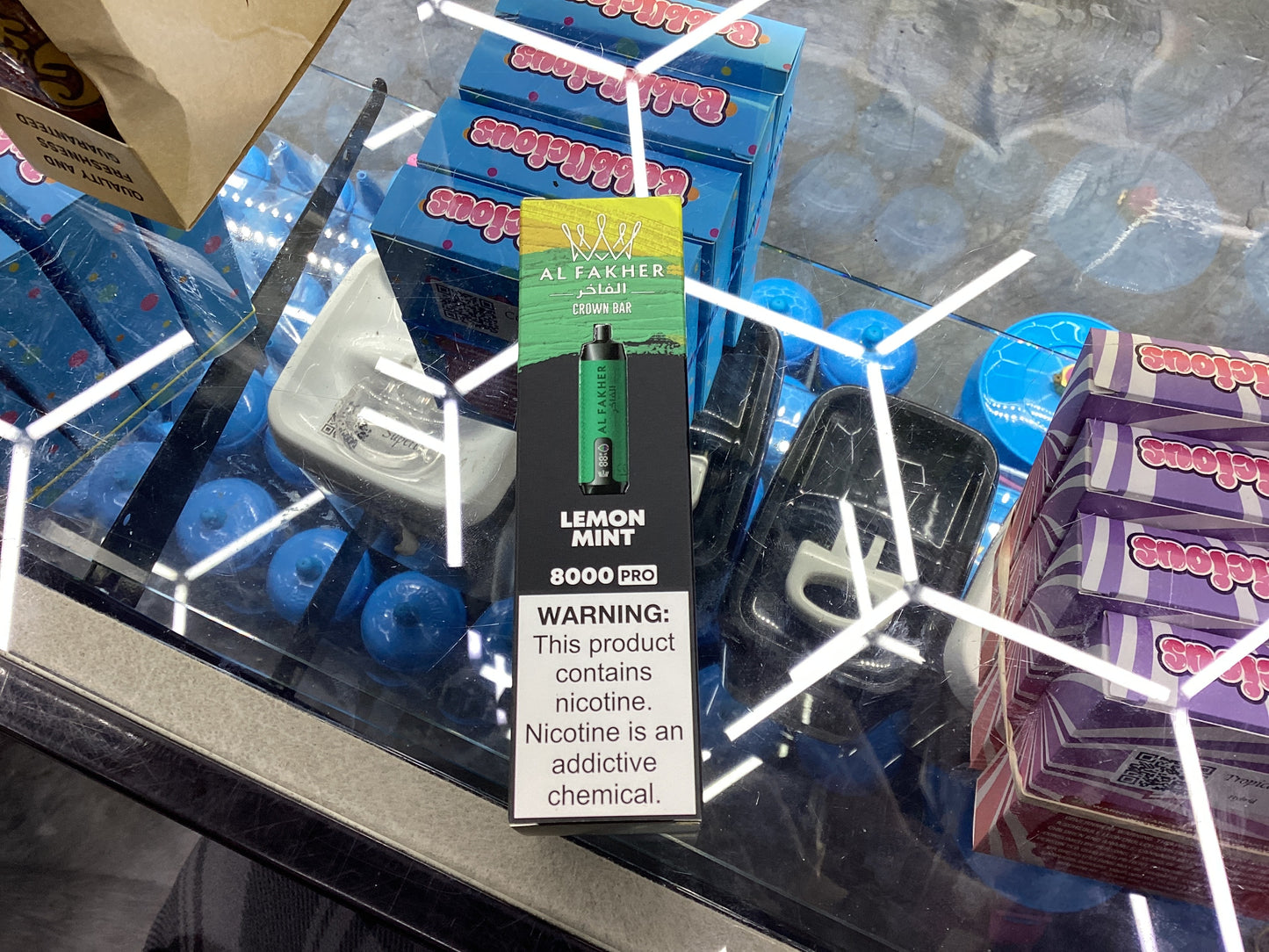 Al fakher crown lemon mint 8000puffs