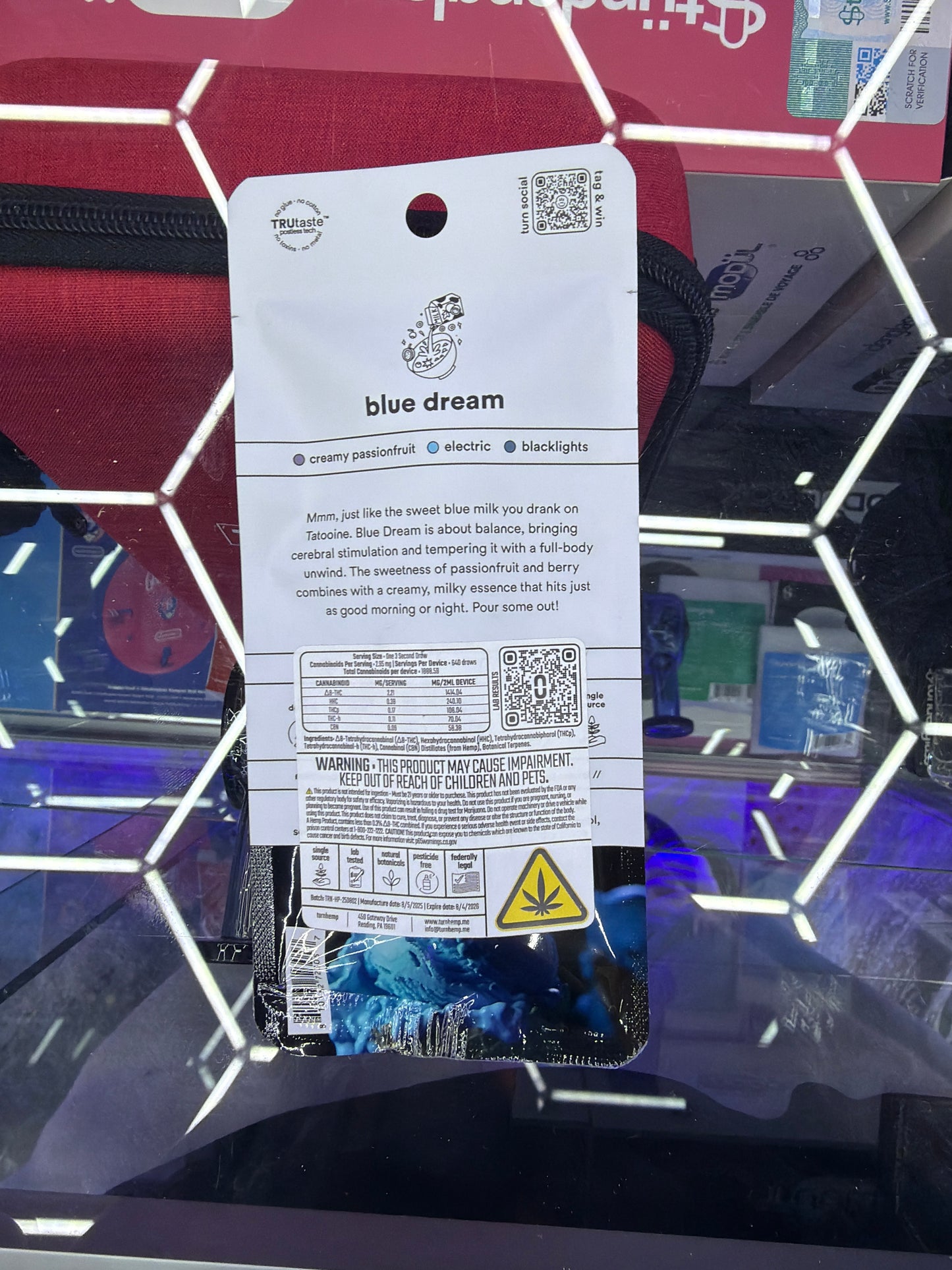 Turn Thcp botanica blends 2g disposable Sativa blue dream