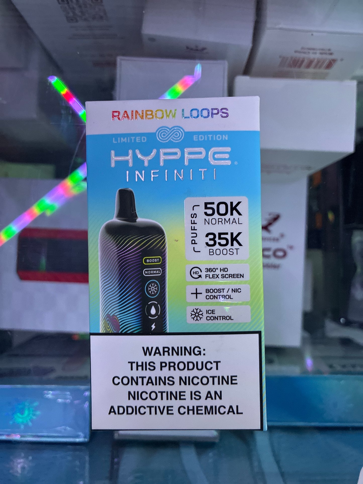 HYPPE INFINITY 50K puffs rainbow loops