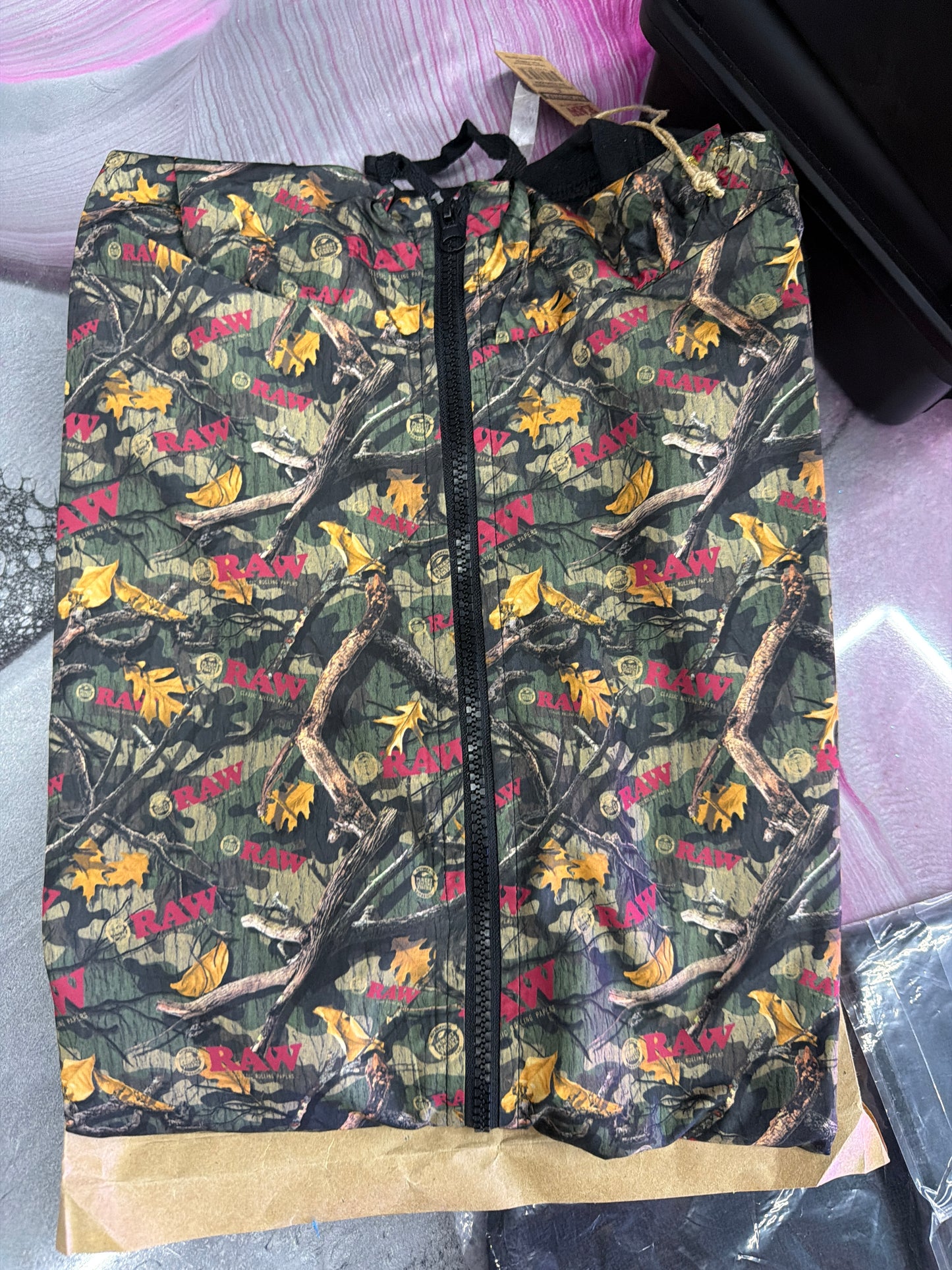 RAW BRAZIL CAMO WINDBREAKER