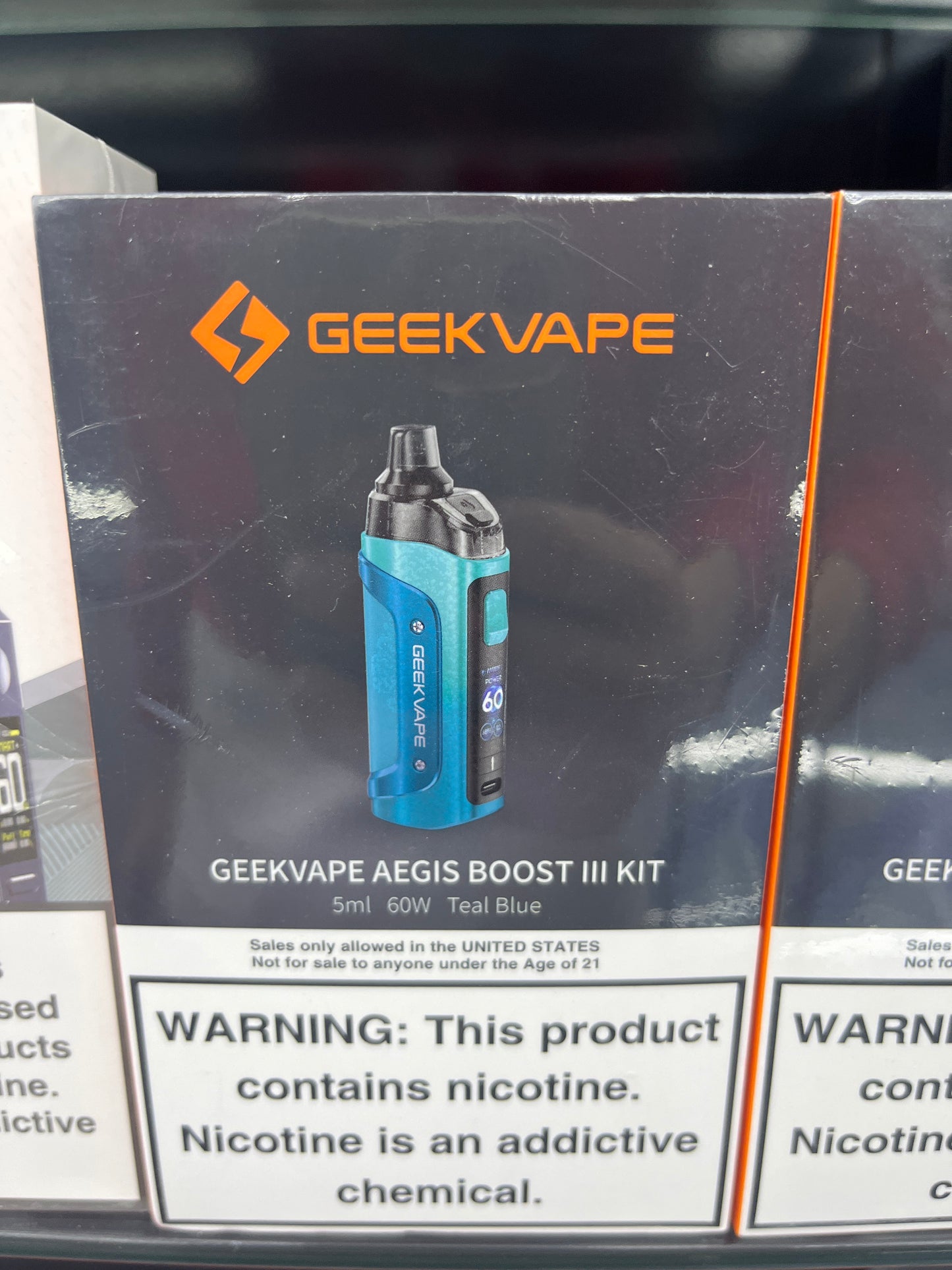 Geekvape aegis boost 3 kit teal blue