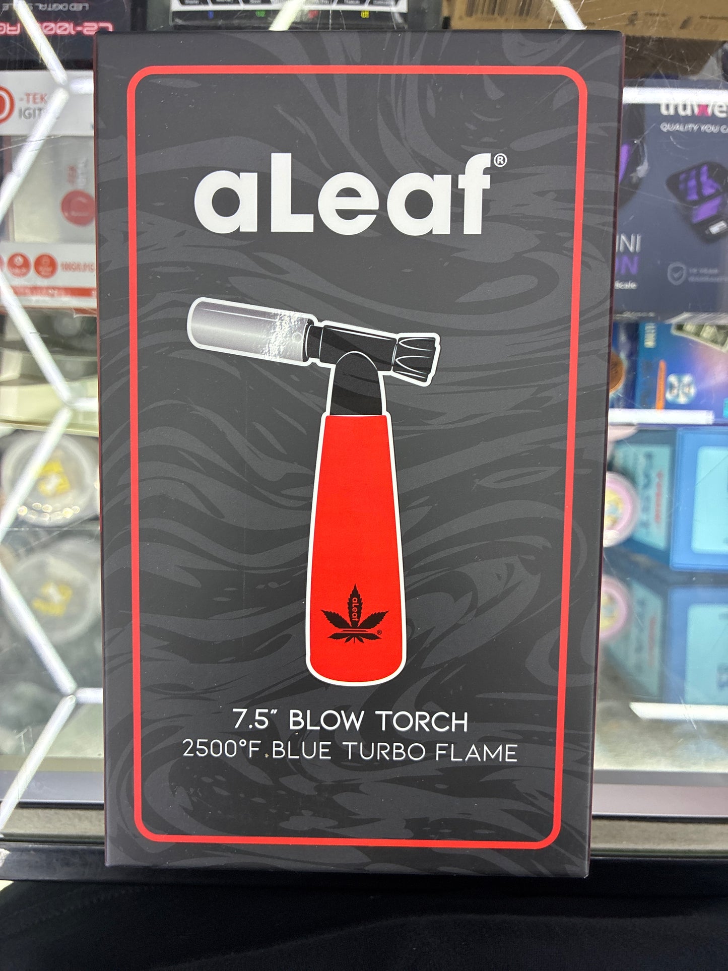 Aleaf 7.5 blow torch flaming red