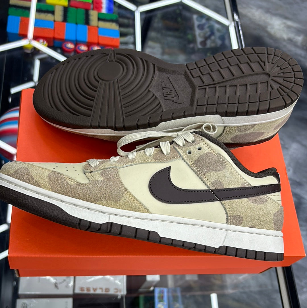 Nike dunk low retro PRM style DH7913 color 200 size 9M desert camo
