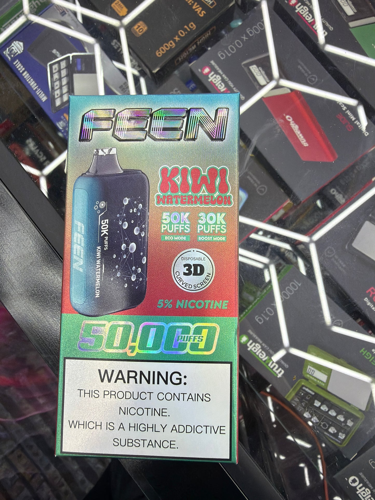 FEEN 50k puffs frozen kiwi watermelon