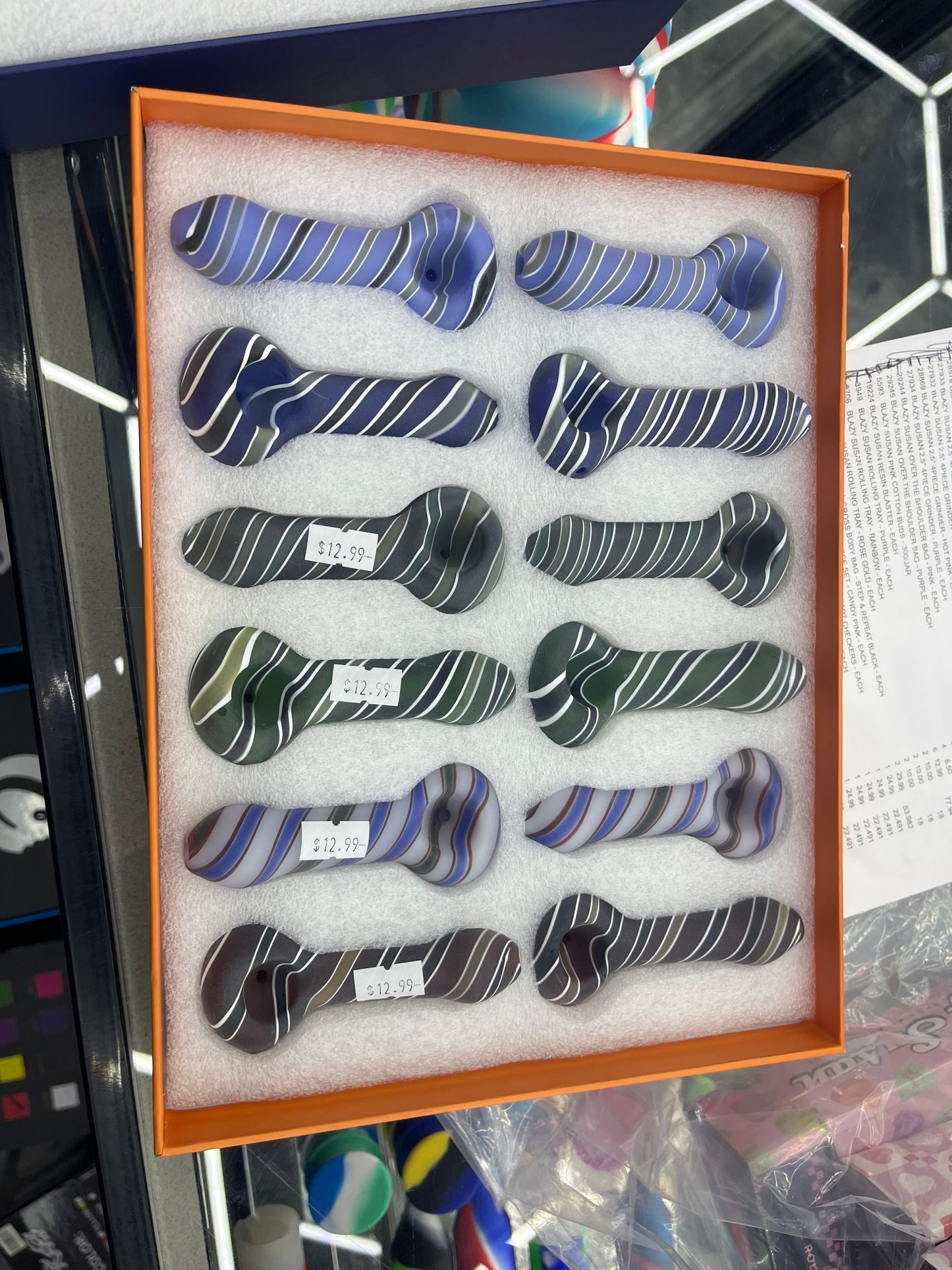 Apex sandblasted glass hand pipes