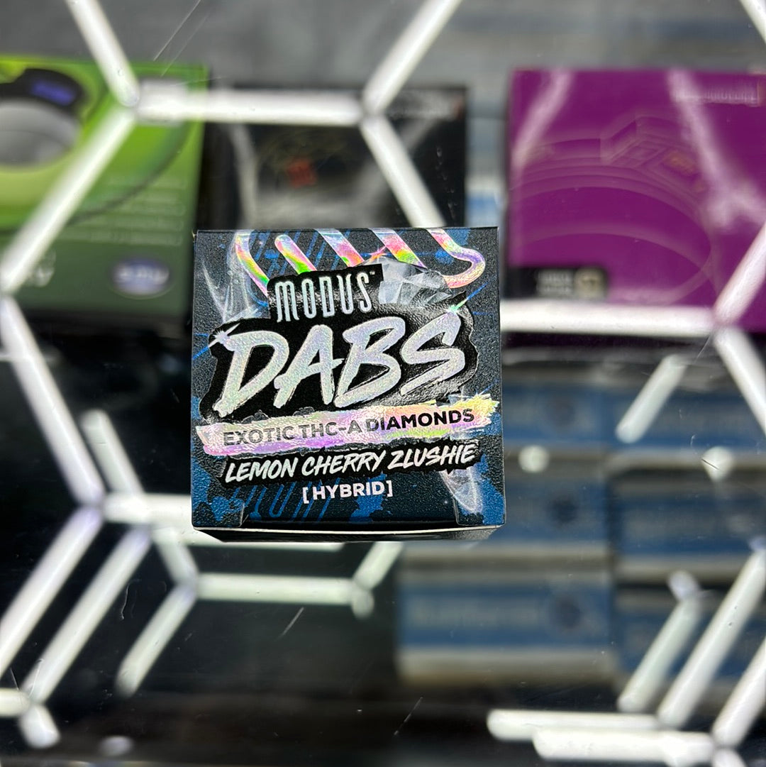 Modus dabs, Exotic Thca diamonds lemon, cherry, zlushy hybrid