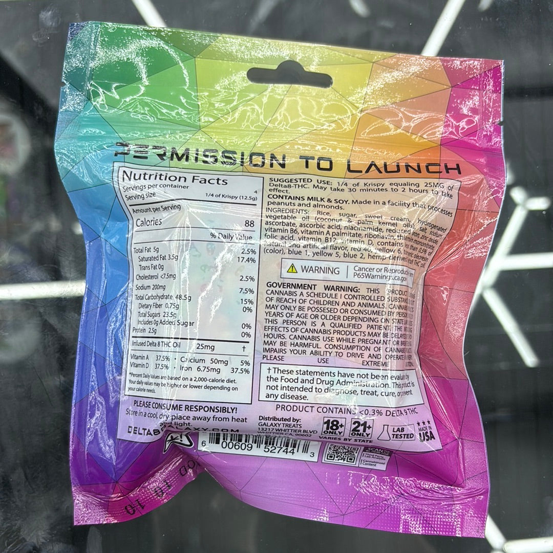 Galaxy treats, cosmic crispy 100 mg