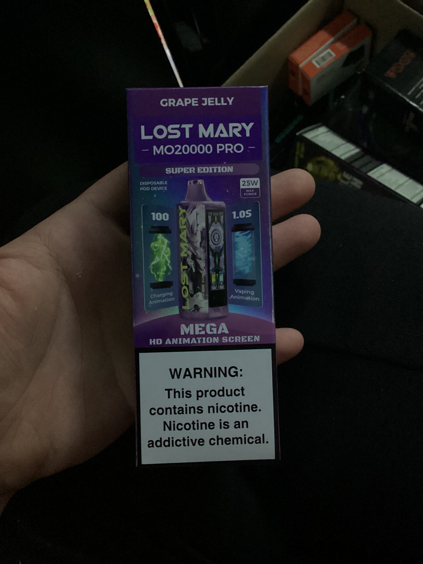 Lost Mary grape jelly 20,000 puffs