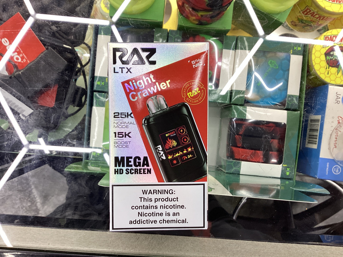 Raz dc25000 25k puffs night crawler