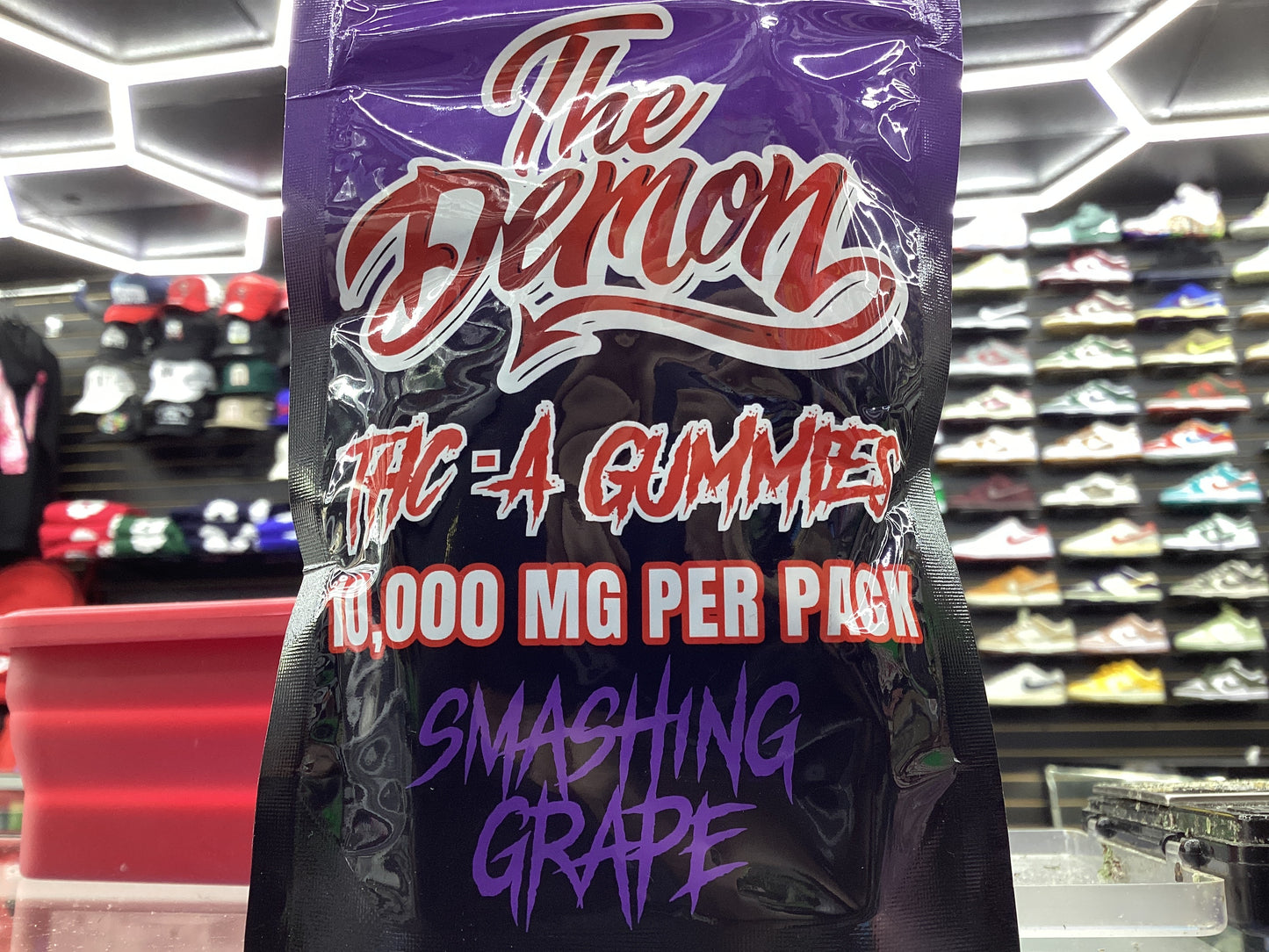 The demon gummies smashing grape 10,000mg