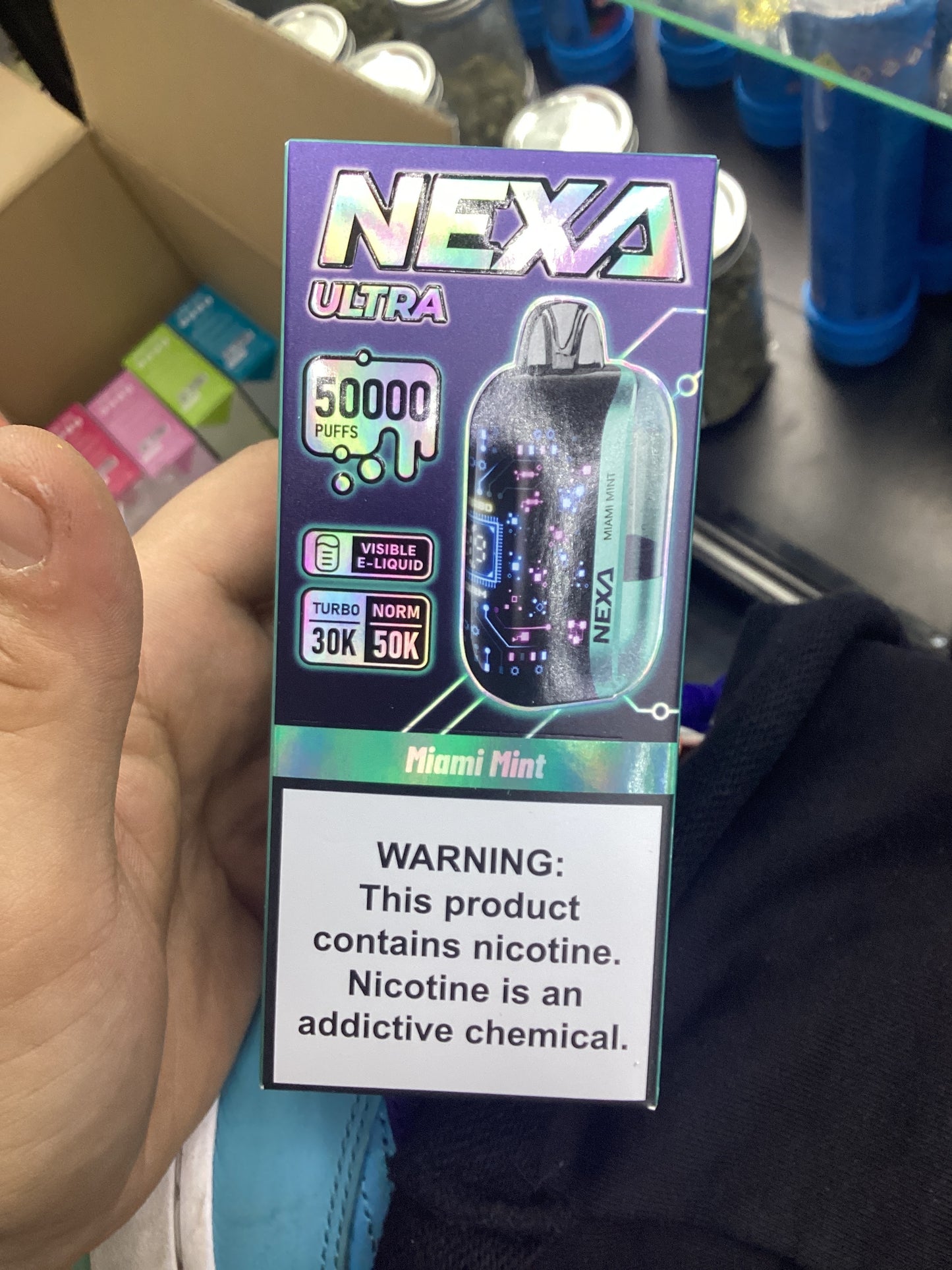 Nexa 50k puffs Miami mint