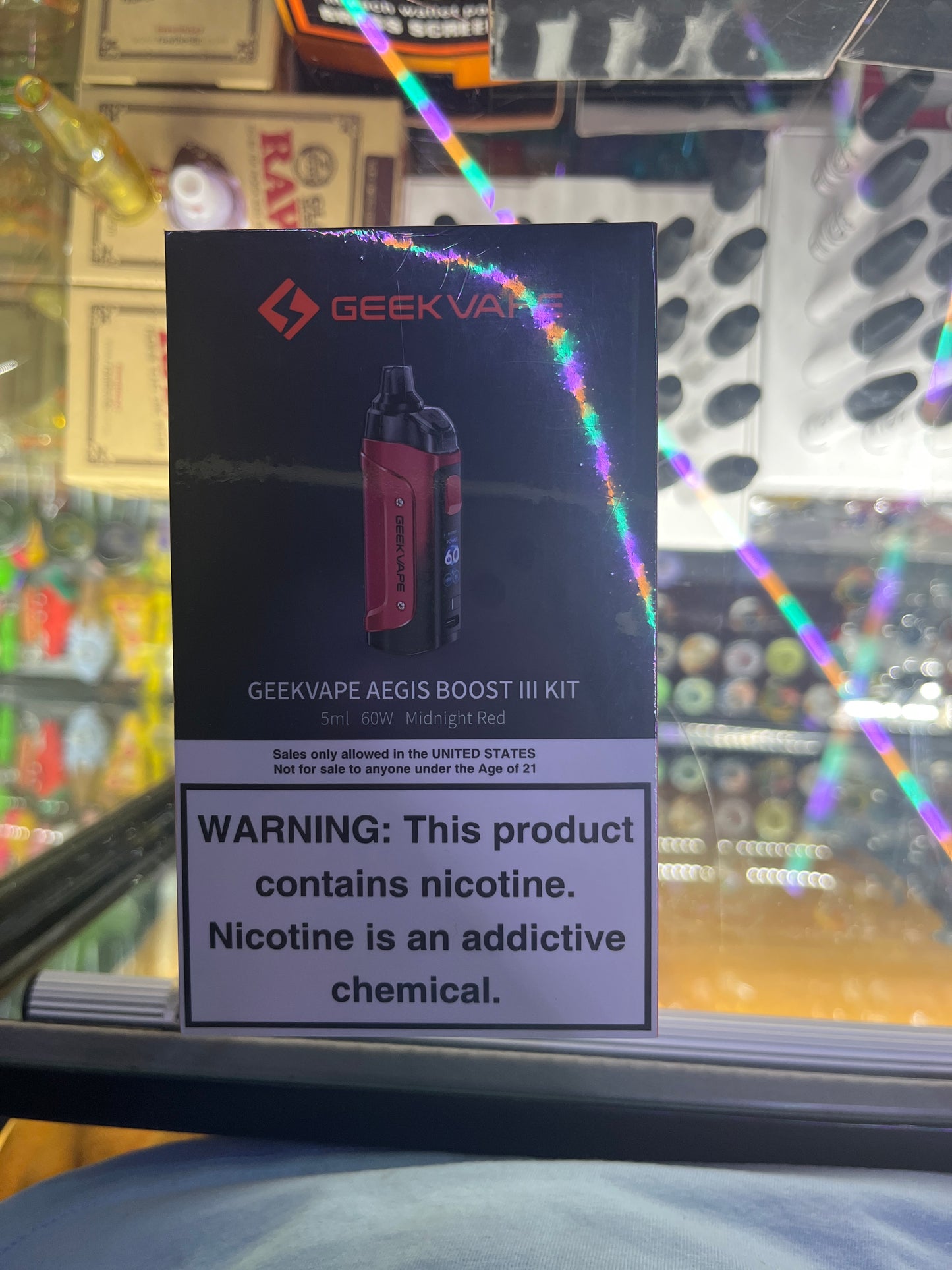 Geekvape aegis boost 3 kit midnight red