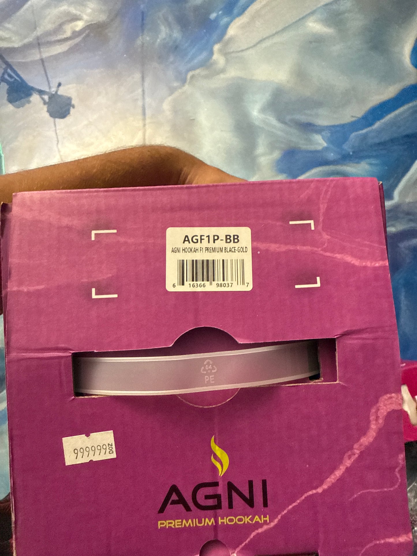 Agni premium hookah f1 gold