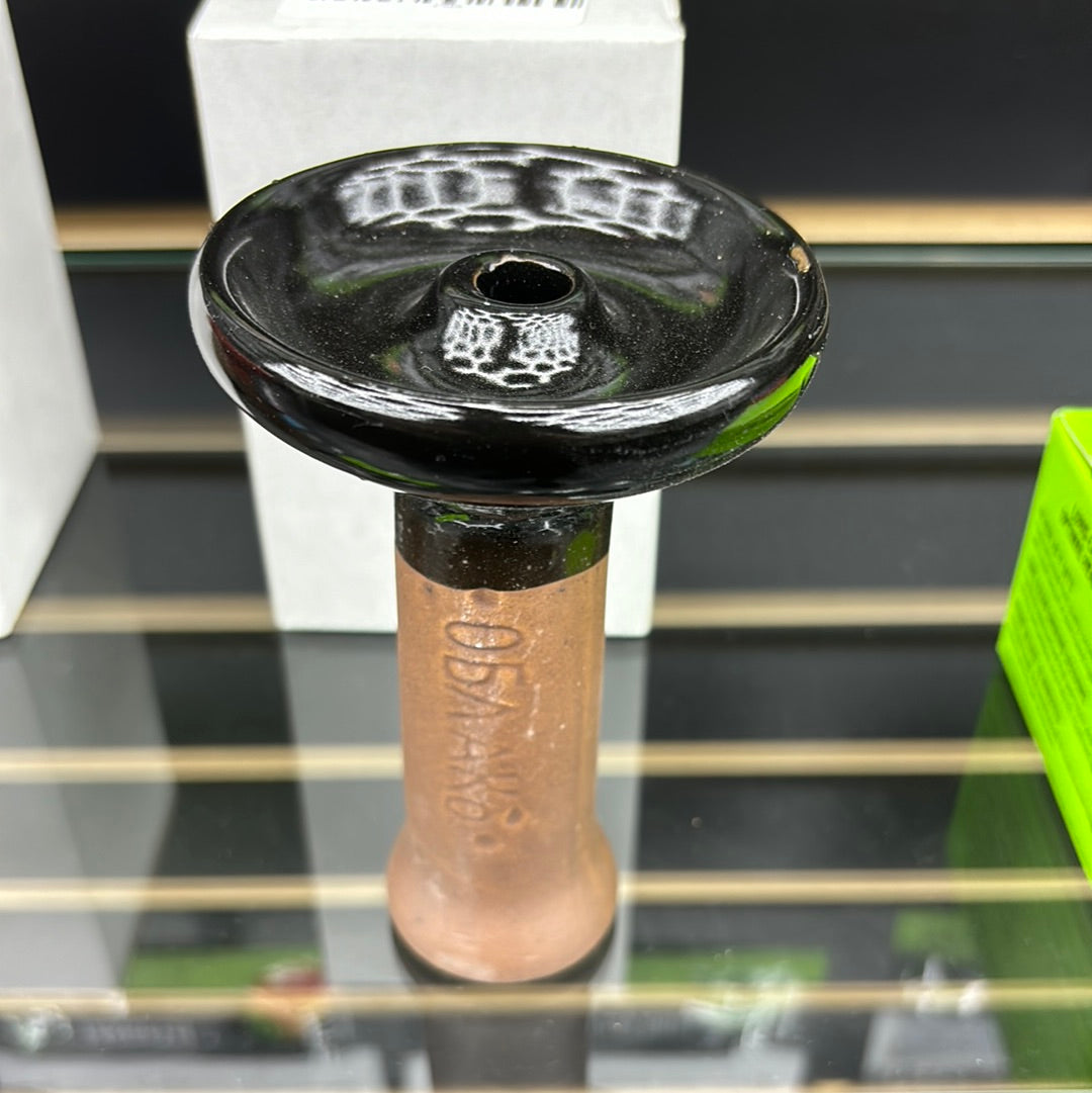 Hookah bowl, brown and black