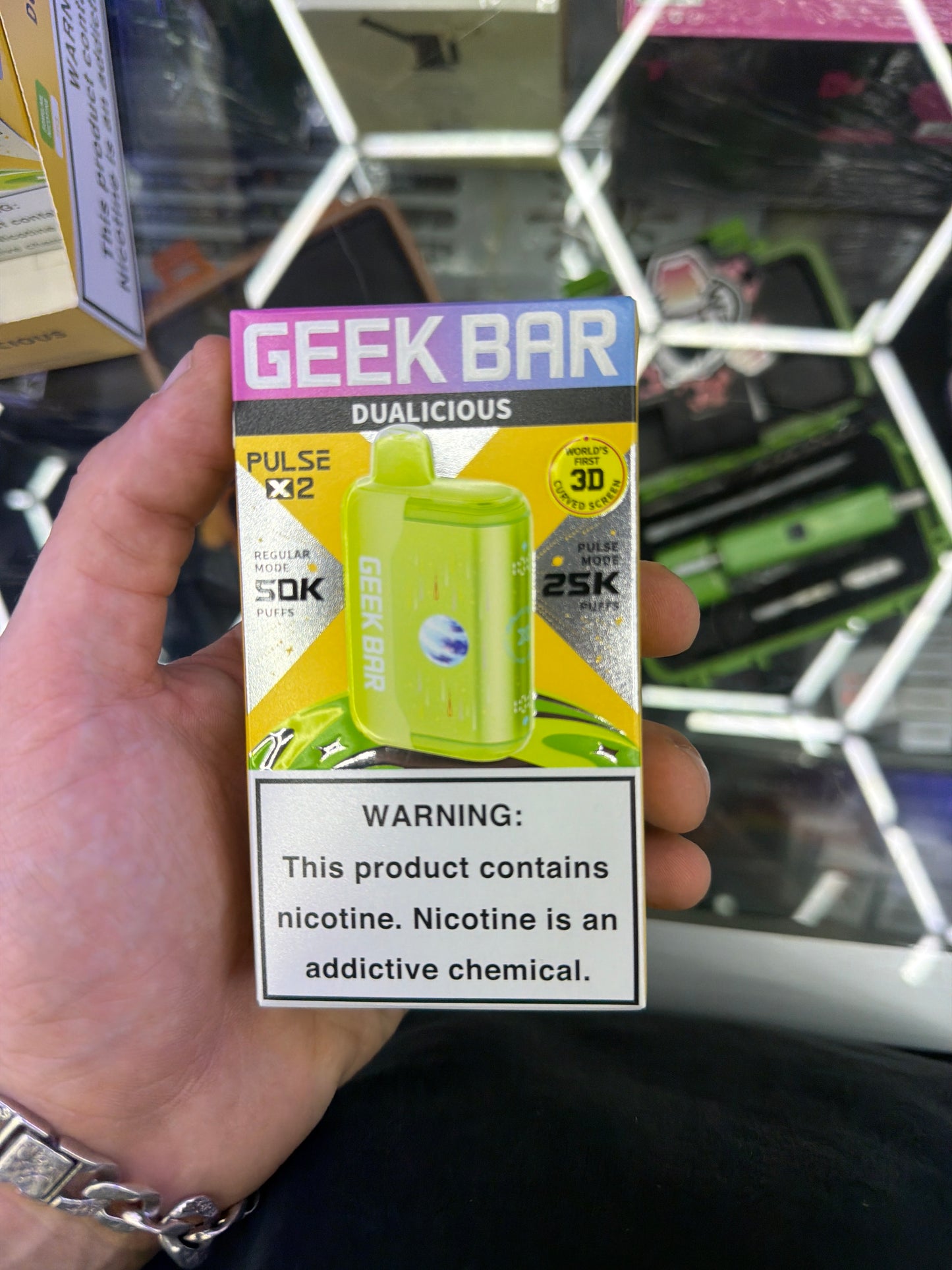 Geekbar Pulse x2 25k hits Dualicious