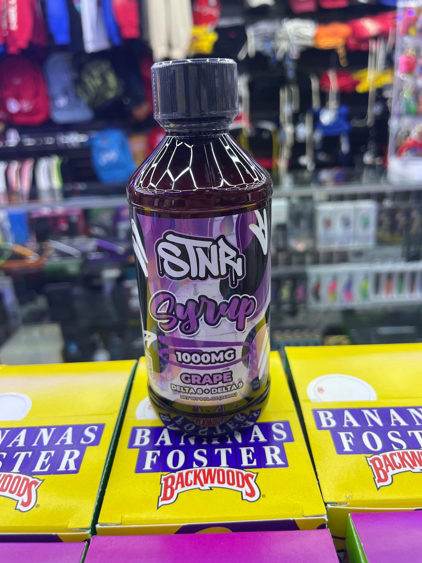 Stnr syrup 1000 mg grape