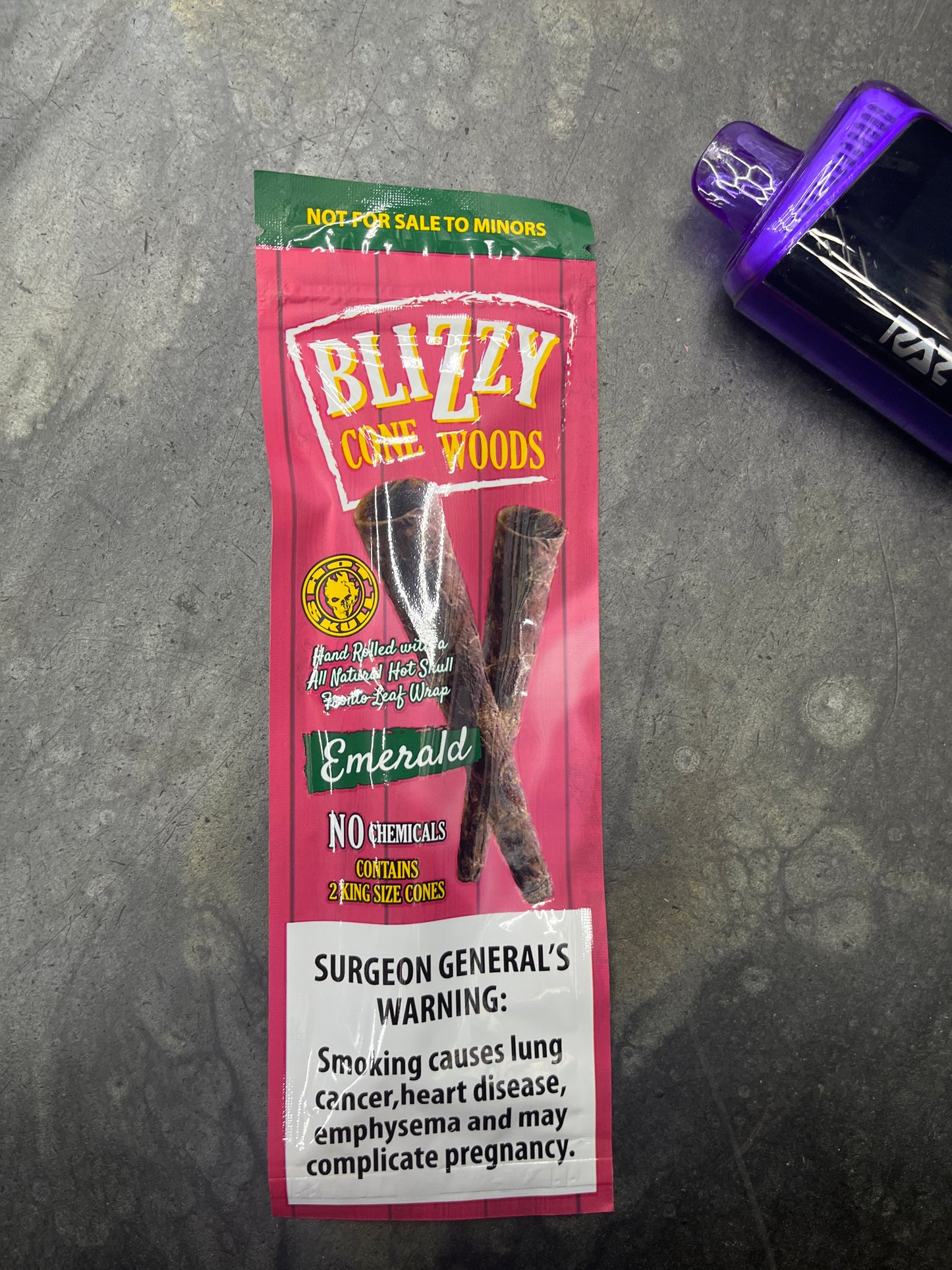 Blizzy cone woods original emerald