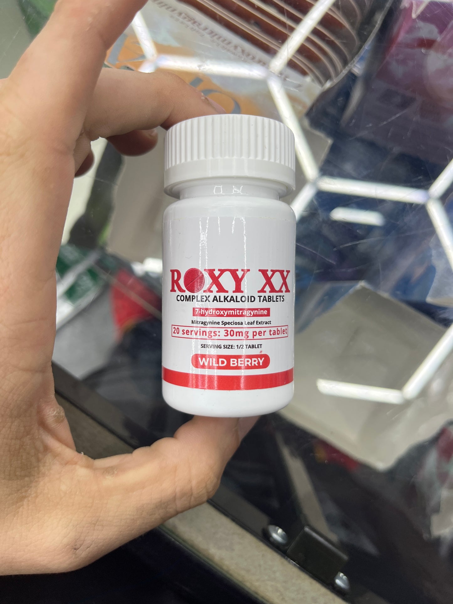Roxy xx 7-hydroxy 30mgx10ct wild berry