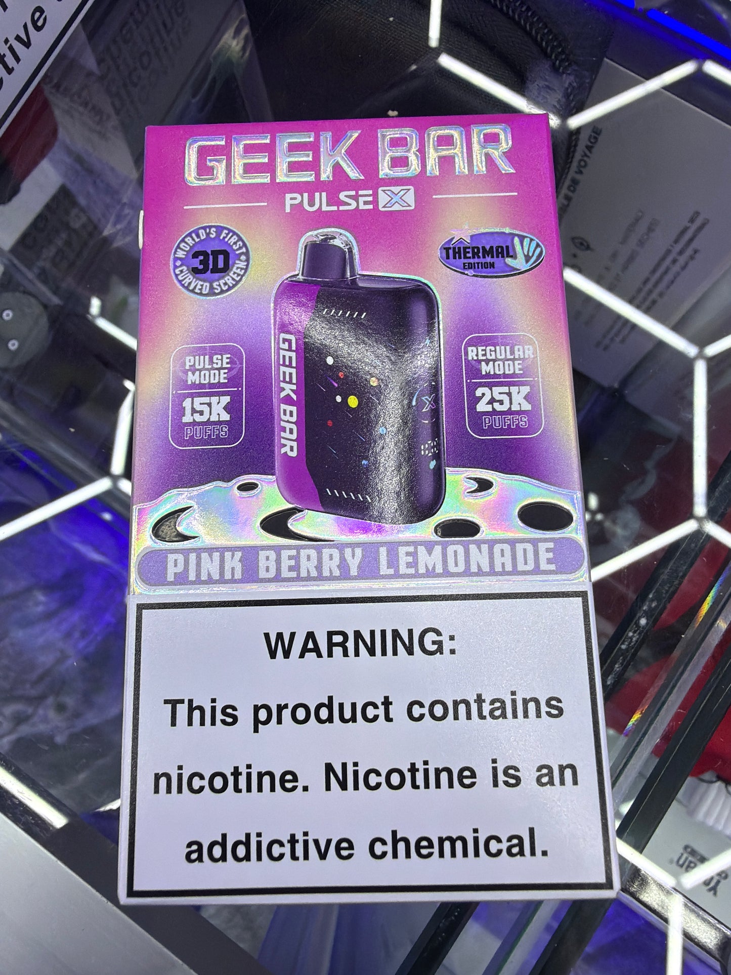 Geek bar, pulse pink berry lemonade 25K