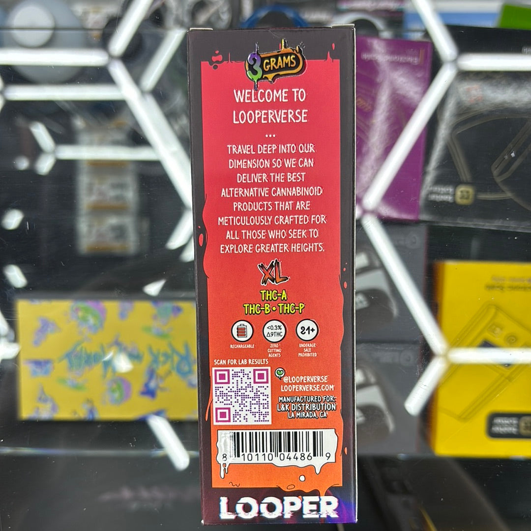 Looper XL jealousy 3G live resin disposable hybrid