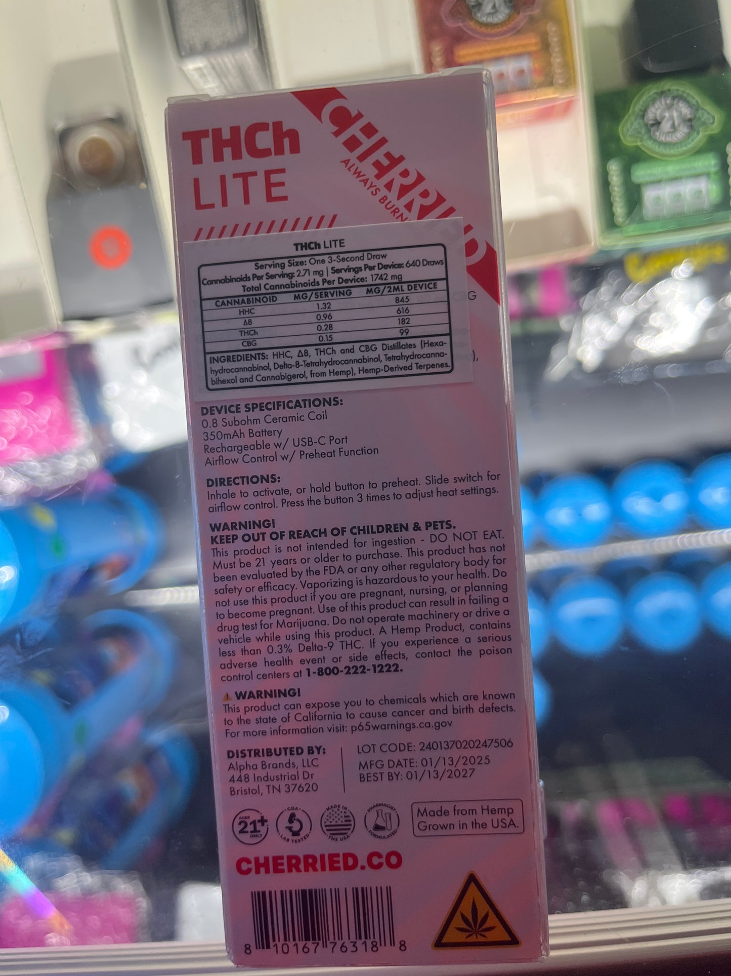 Cherried thcp lite 2g dispo super runtz hybrid