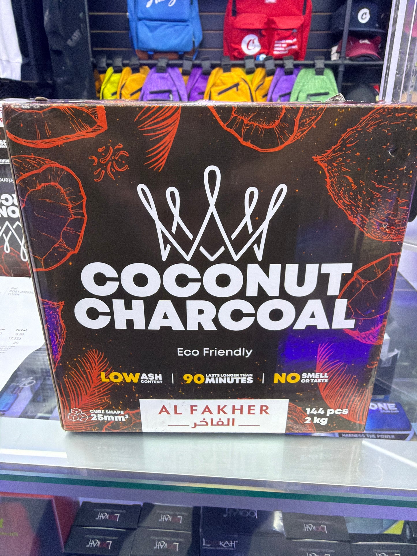 Al fakher coconut charcoal 25mm 2kg