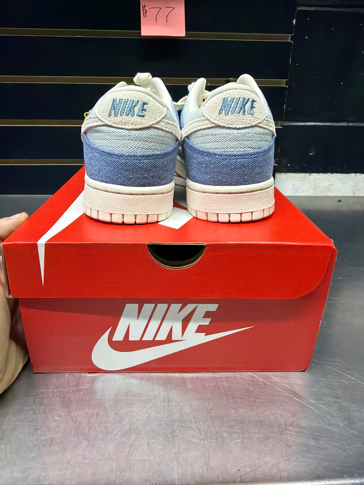 Nike Dunk Low Smokey Blue Denim Size 11