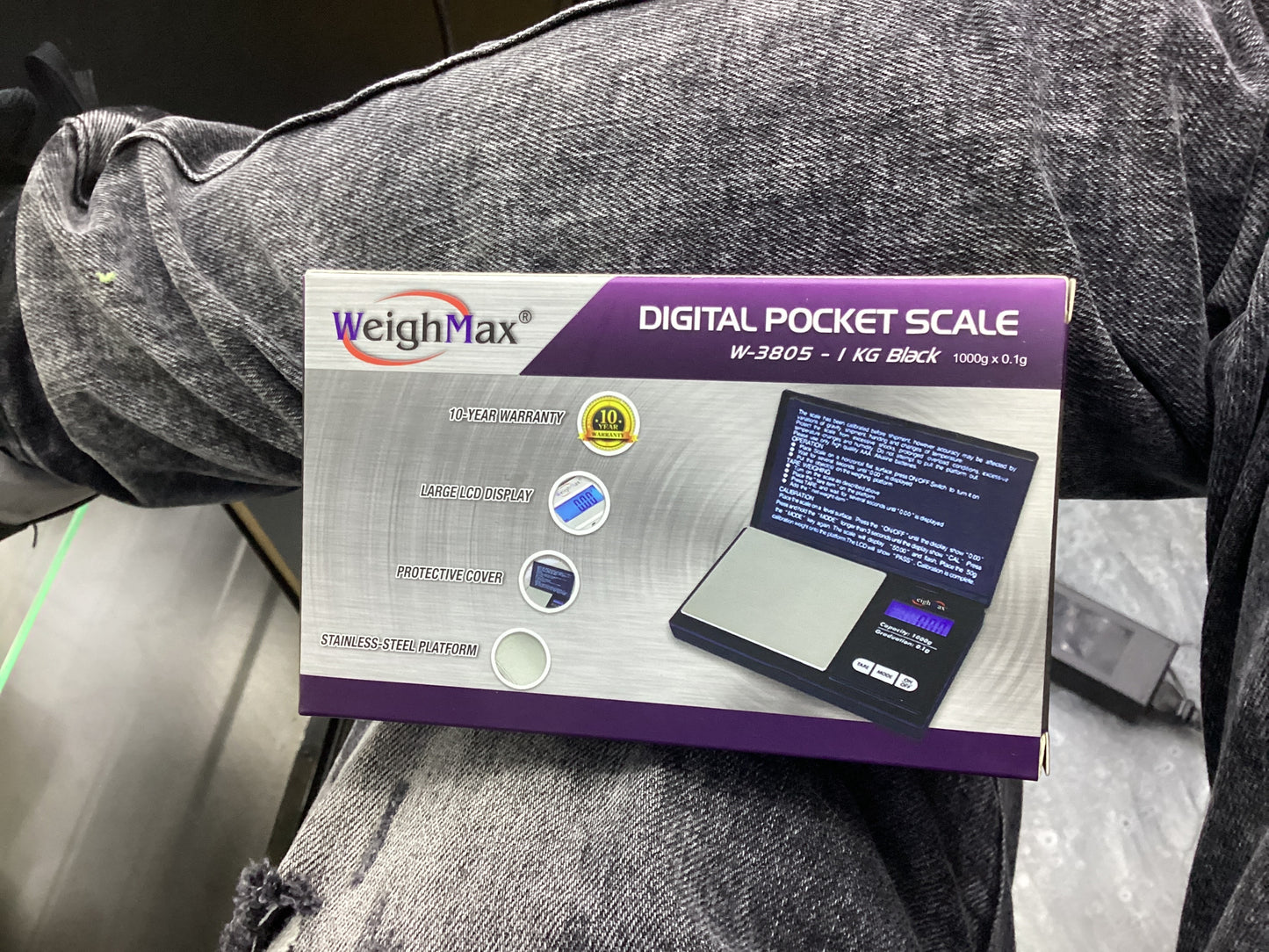 Weighmax digital pocket scale w-3805 1kg black