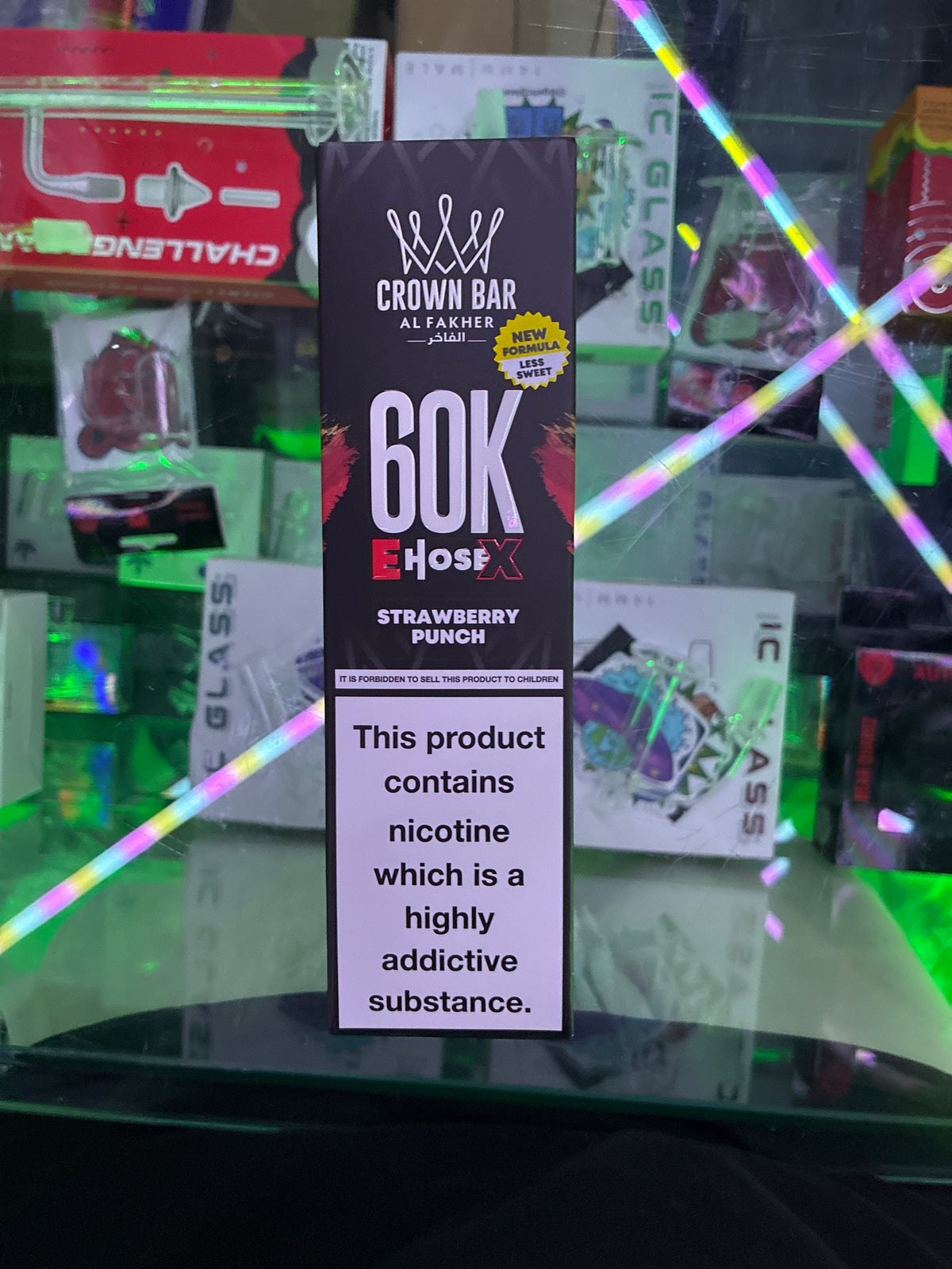 Al fakher crown bar 60k EhoseX Strawberry Punch