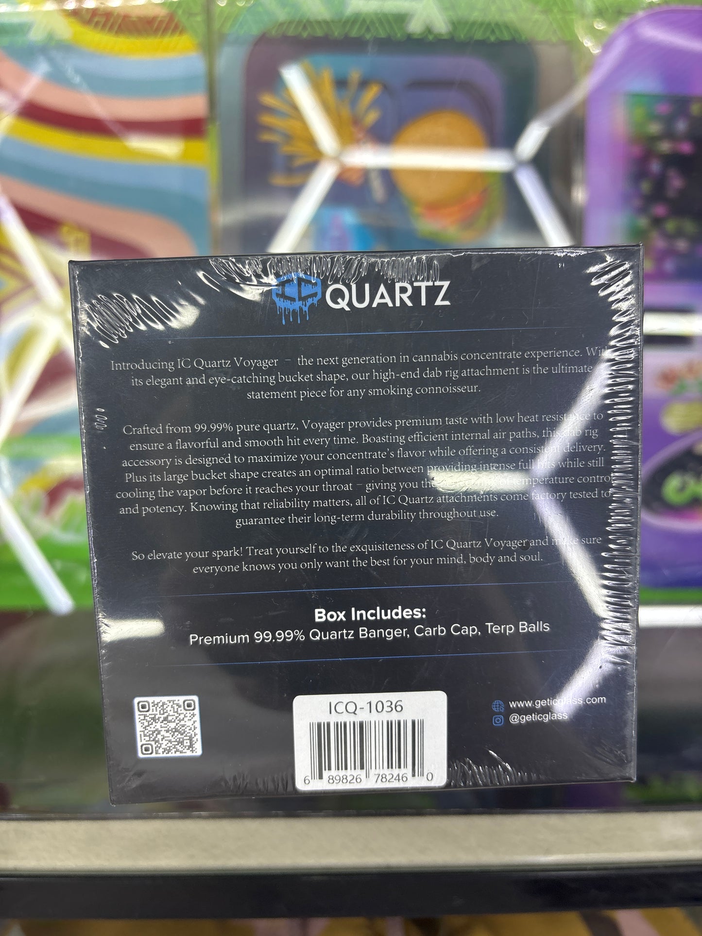 Ic quartz terp slurper voyager 14 mm male 90°