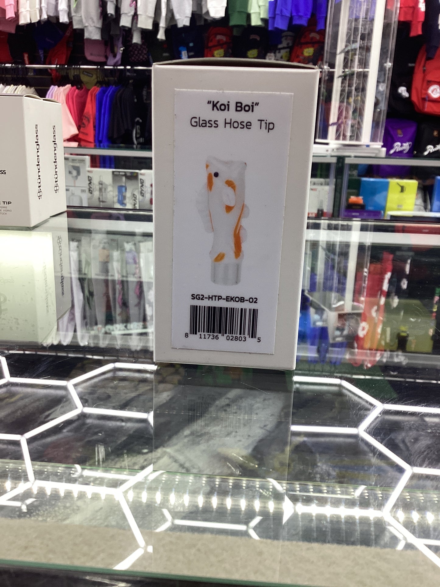 Stundenglass glass hose tip “koi boi”