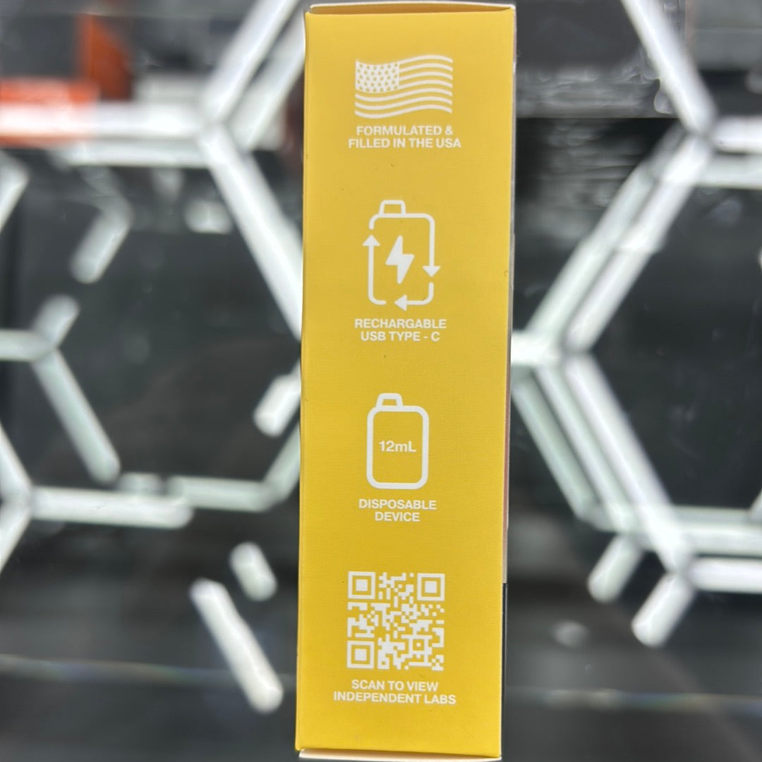 Huka puff 5000 CBD puffs 1200 mg CBD peach cream