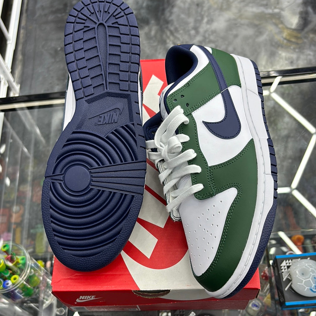 Nike dunk low fir/midnight, navy – white sapin/blank/marine minuit size 11