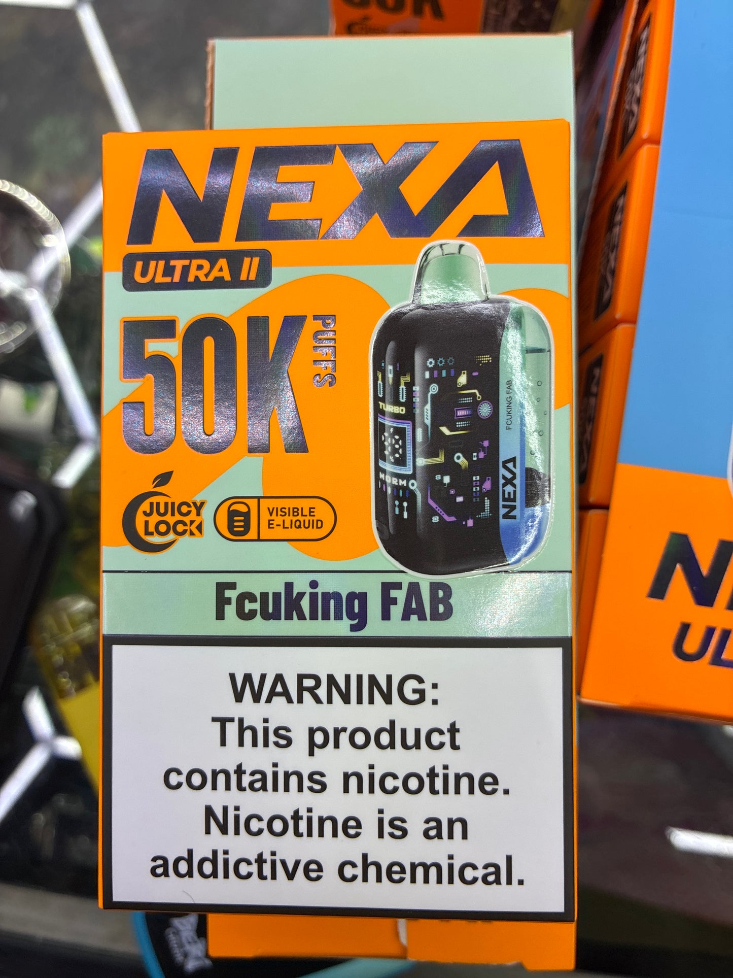Nexa ultra II 50k puffs fcuking fab