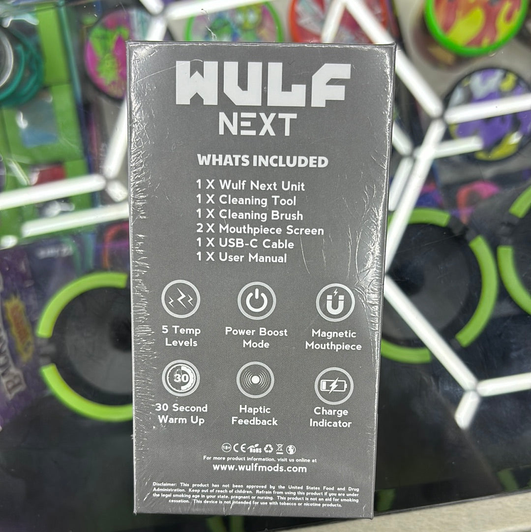 Wulf next dry herb vaporizer black