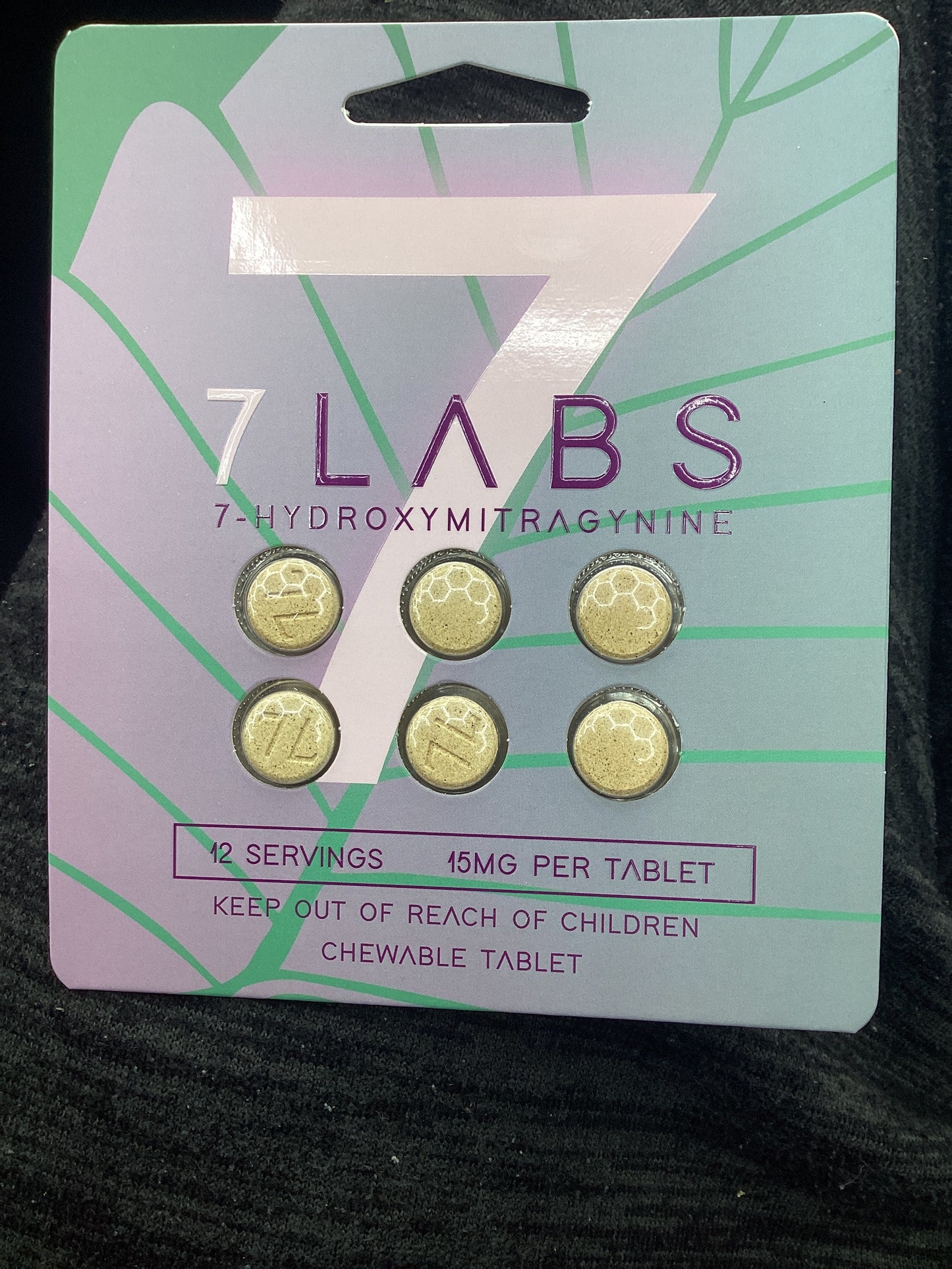 7labs 7-hydroxymitragynine 15mg 6ct