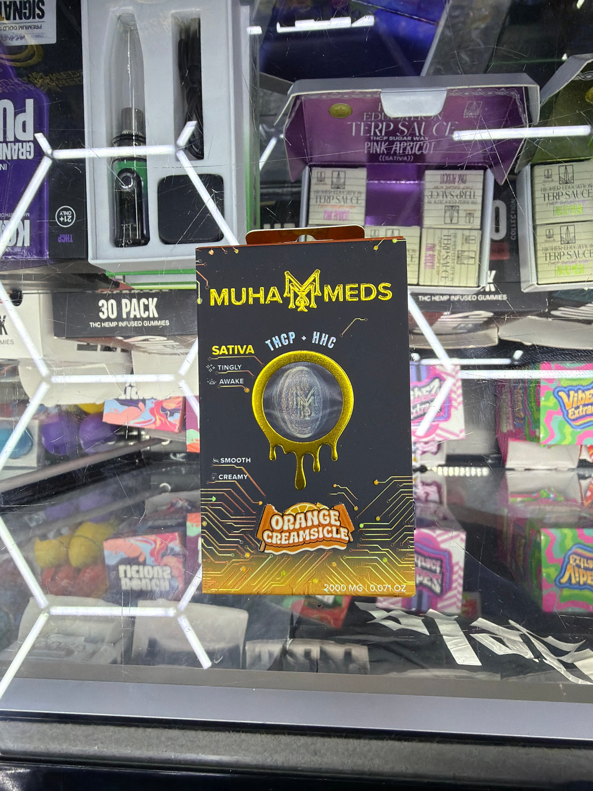 Muha Medz Thcp+Hhc 2000mg cartridge Orange Creamsicle Sativa