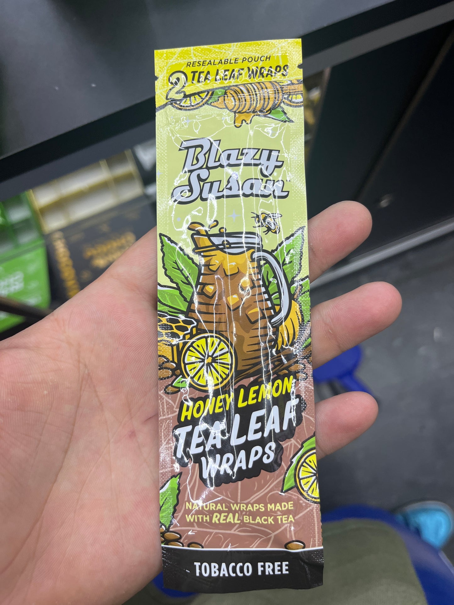 Blazy susan tea leaf wrap honey lemon