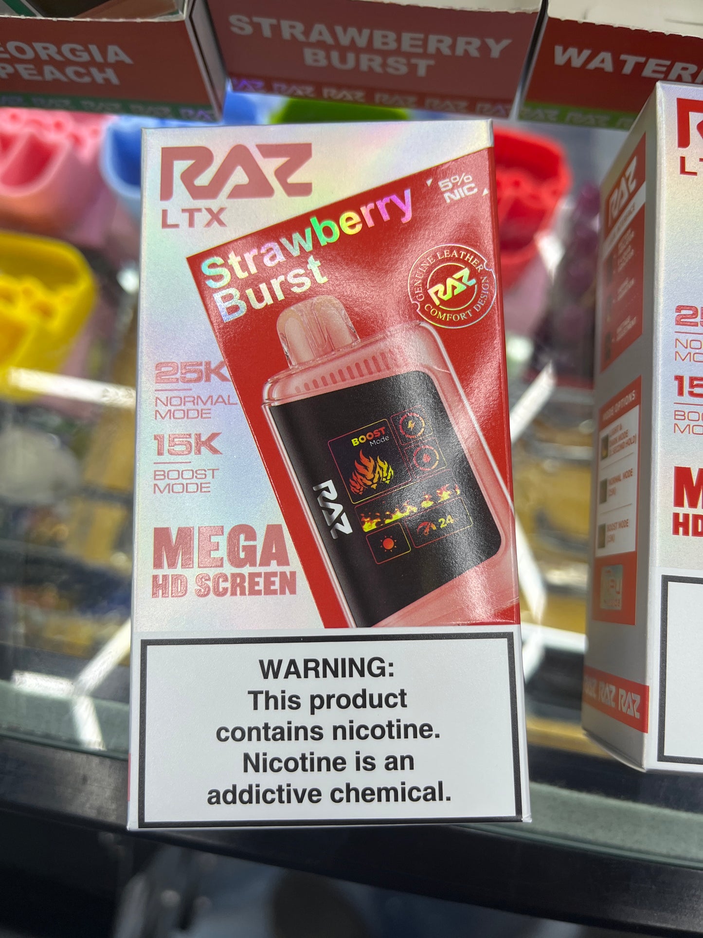 Strawberry burst razz LTX 25K