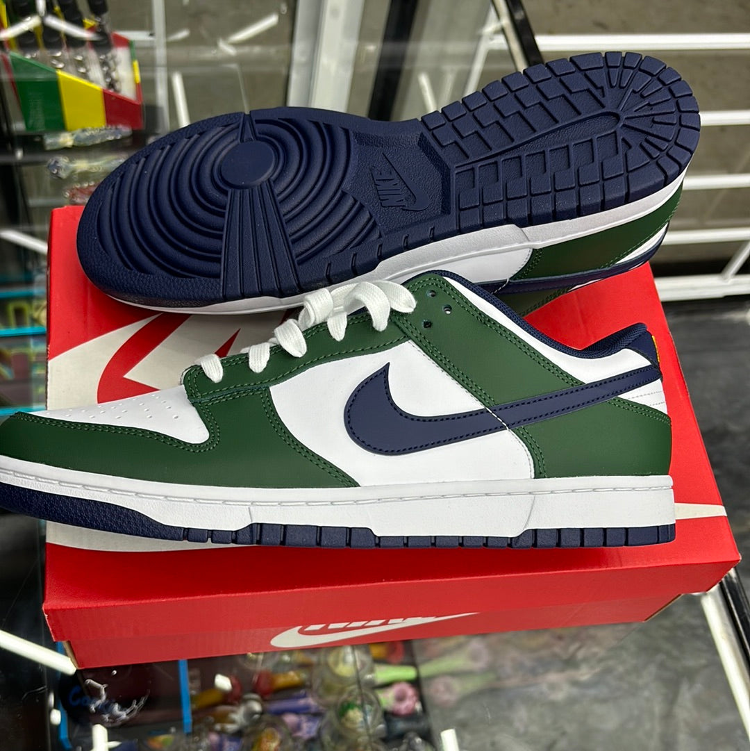 Nike dunk low fir/midnight, navy – white sapin/blank/marine minuit size 11