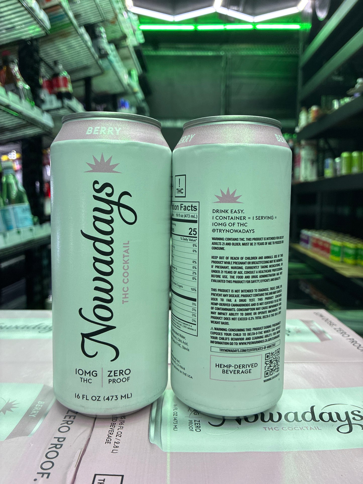 Nowadays THC cocktail 10mg Berry