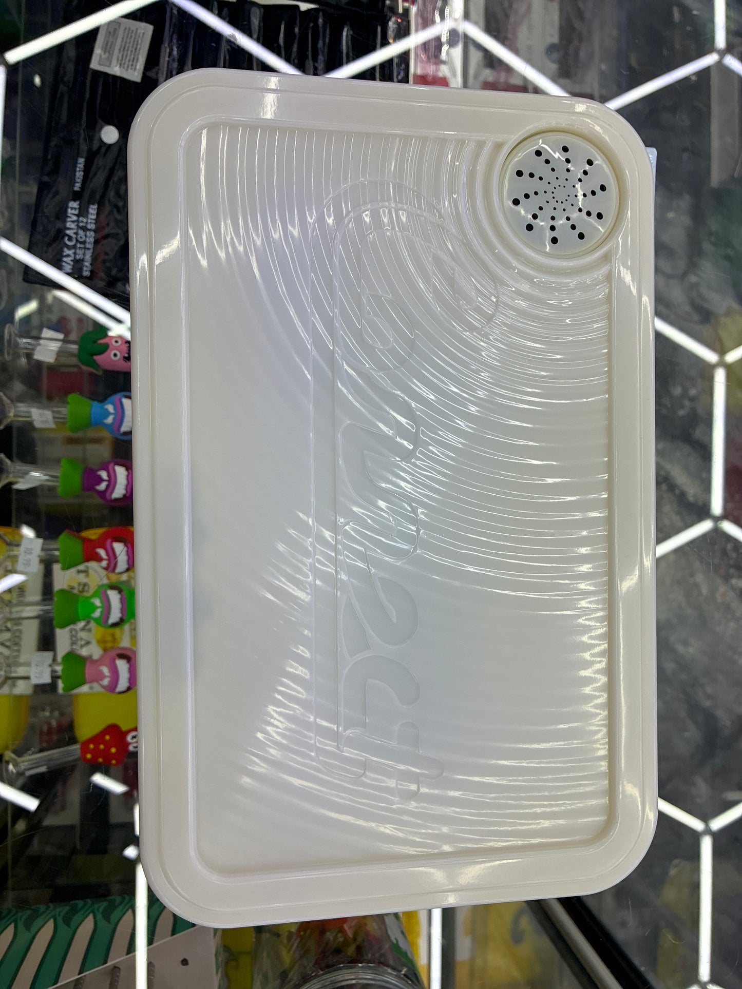 Connect rolling tray Bluetooth speaker + rolling tray white