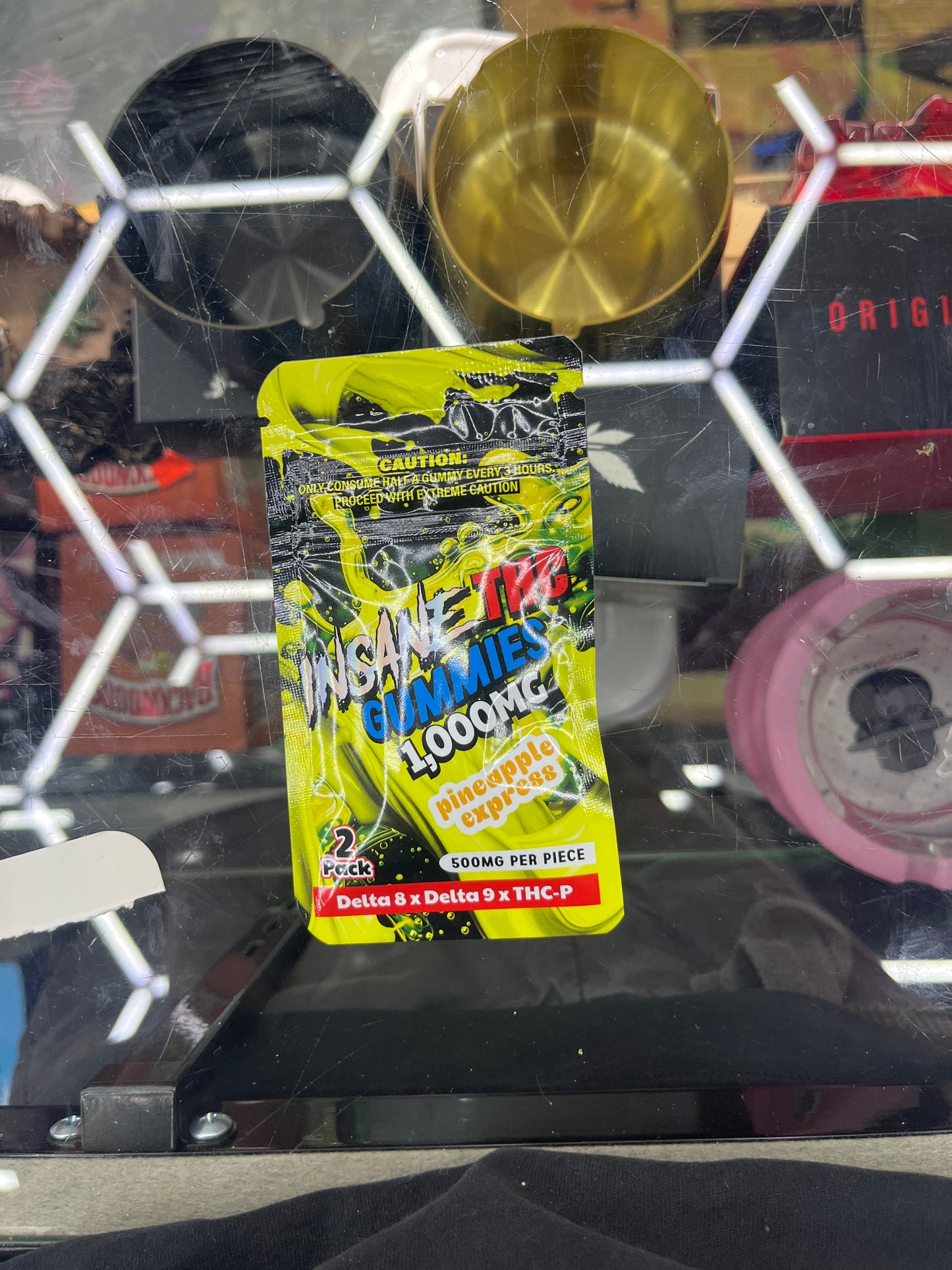 Insane THCa gummy’s 1000 mg pineapple express