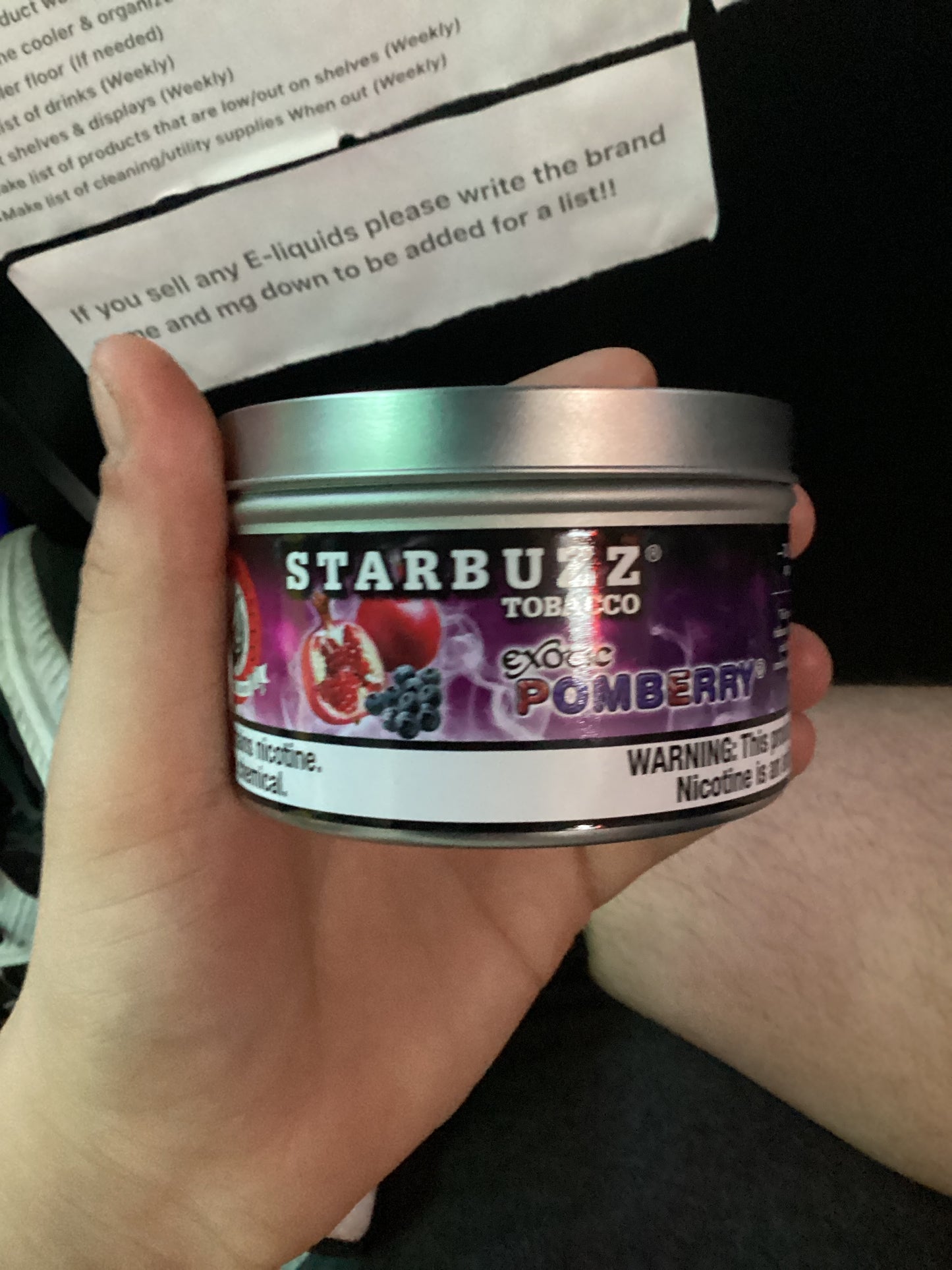 Starbuzz tobacco 100g exotic pomberry