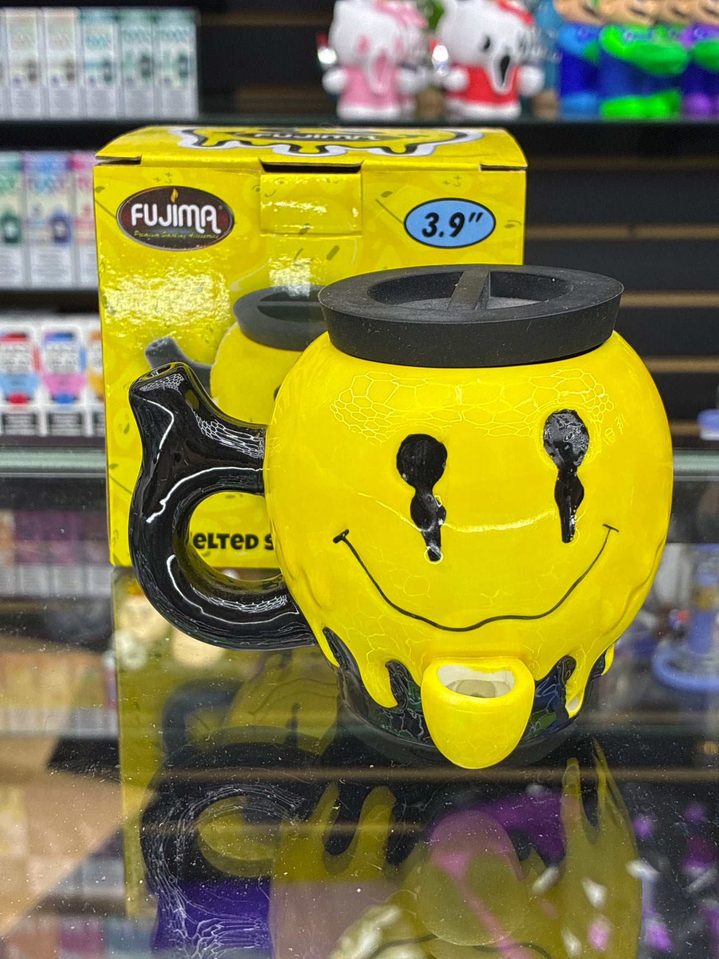 Fujima melted smiley water pipe mug