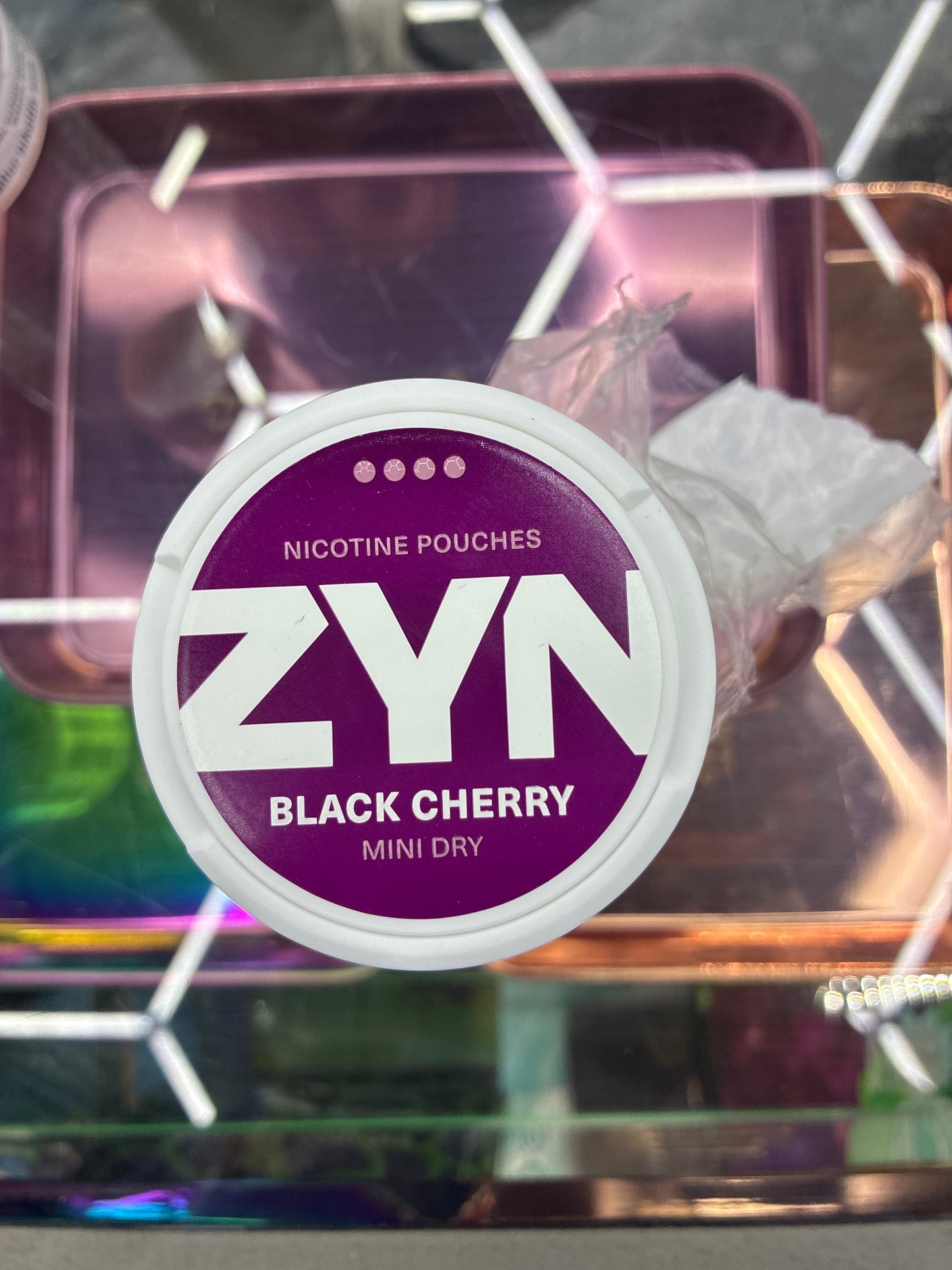 ZYN black cherry x-strong mini dry