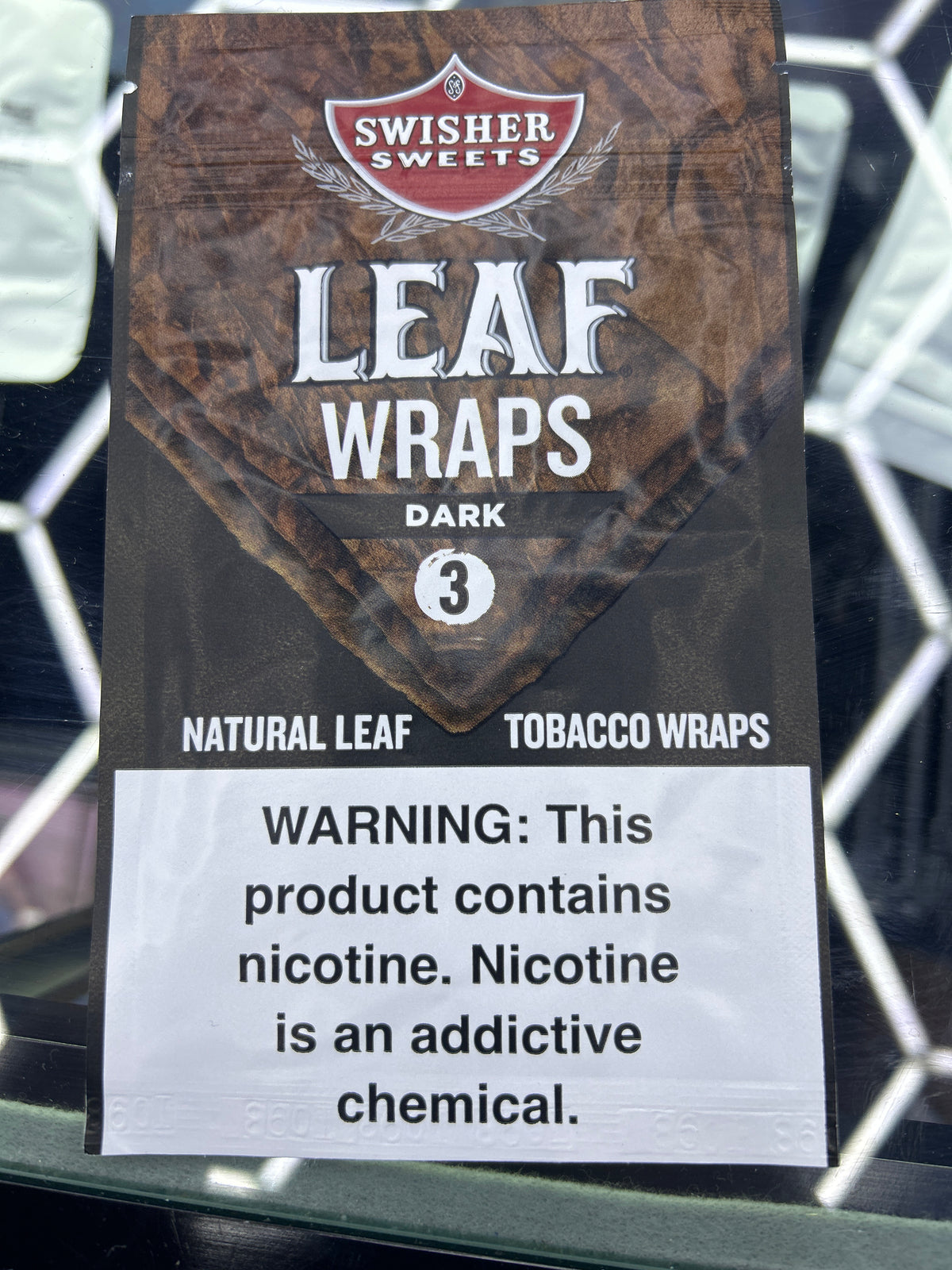 Swisher Sweets Leaf Wraps 3 pack dark