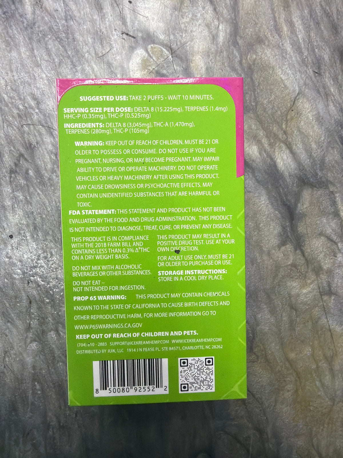ICE KREAM TRIO DISPO 3.5g - Watermelon Zusherz