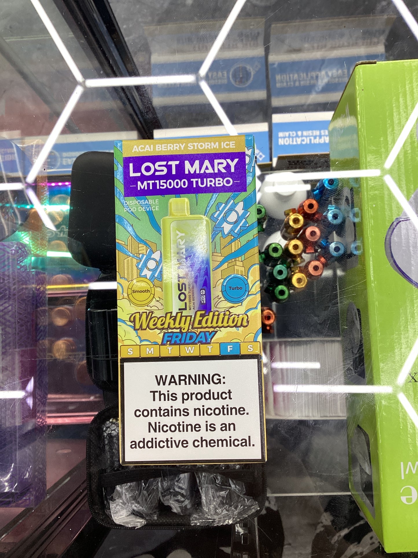 Lost Mary 15,000 puffs weekly edition Friday açaí berry storm ice