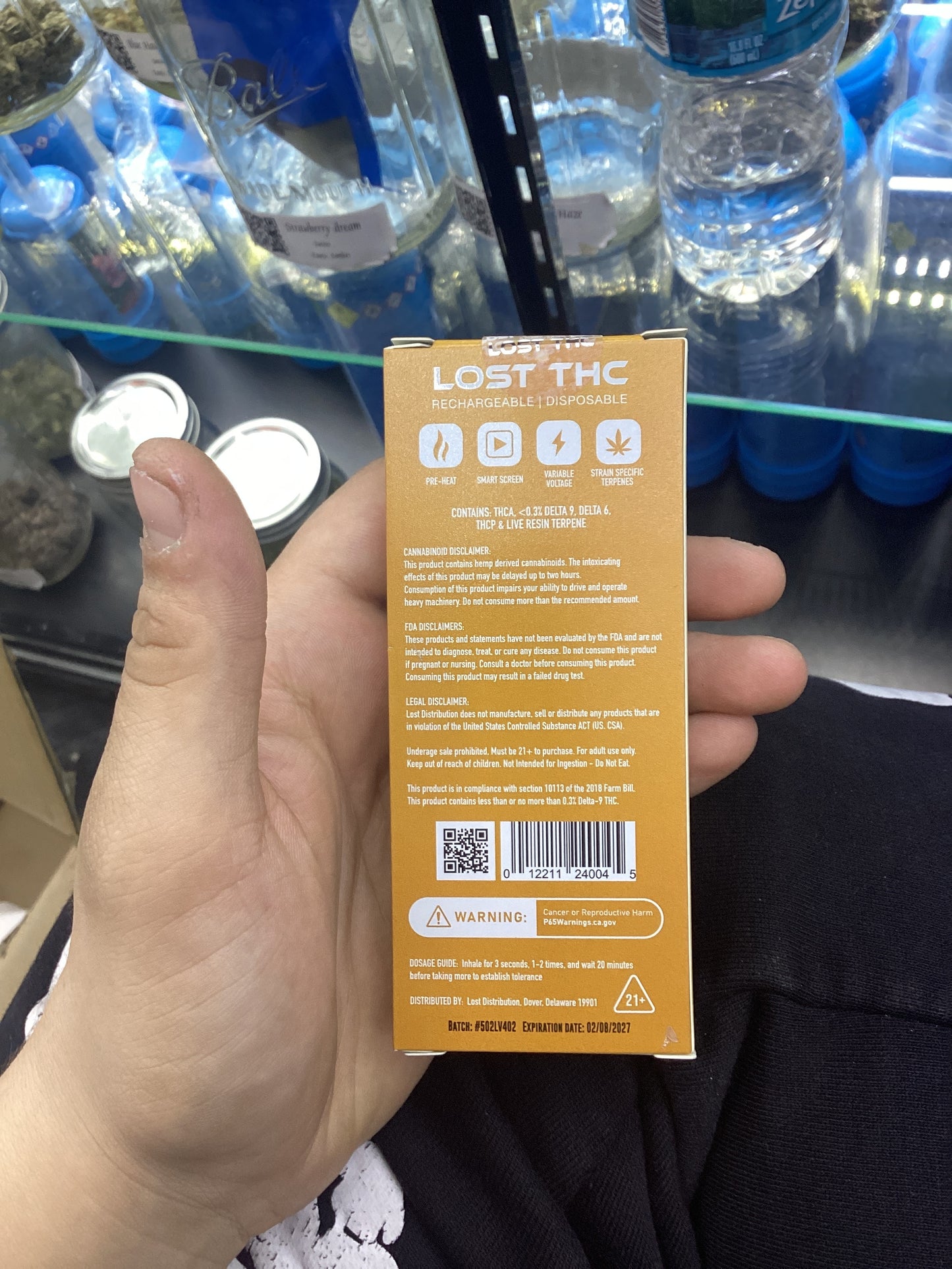 Lost thca melted diamonds 3g super sour diesel hybrid